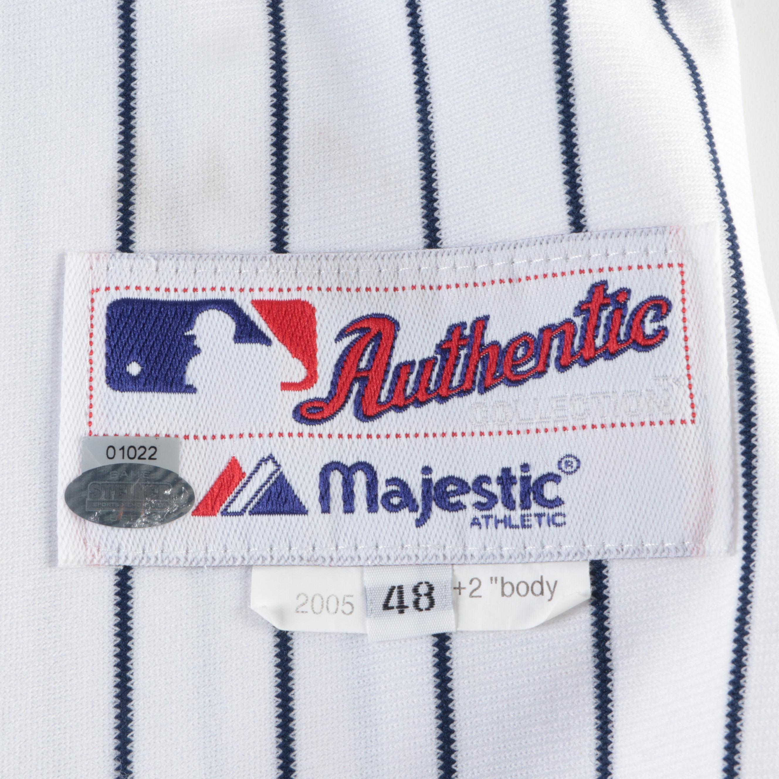 Rich Monteleone Game Authentic MLB New York Yankees Baseball Jersey