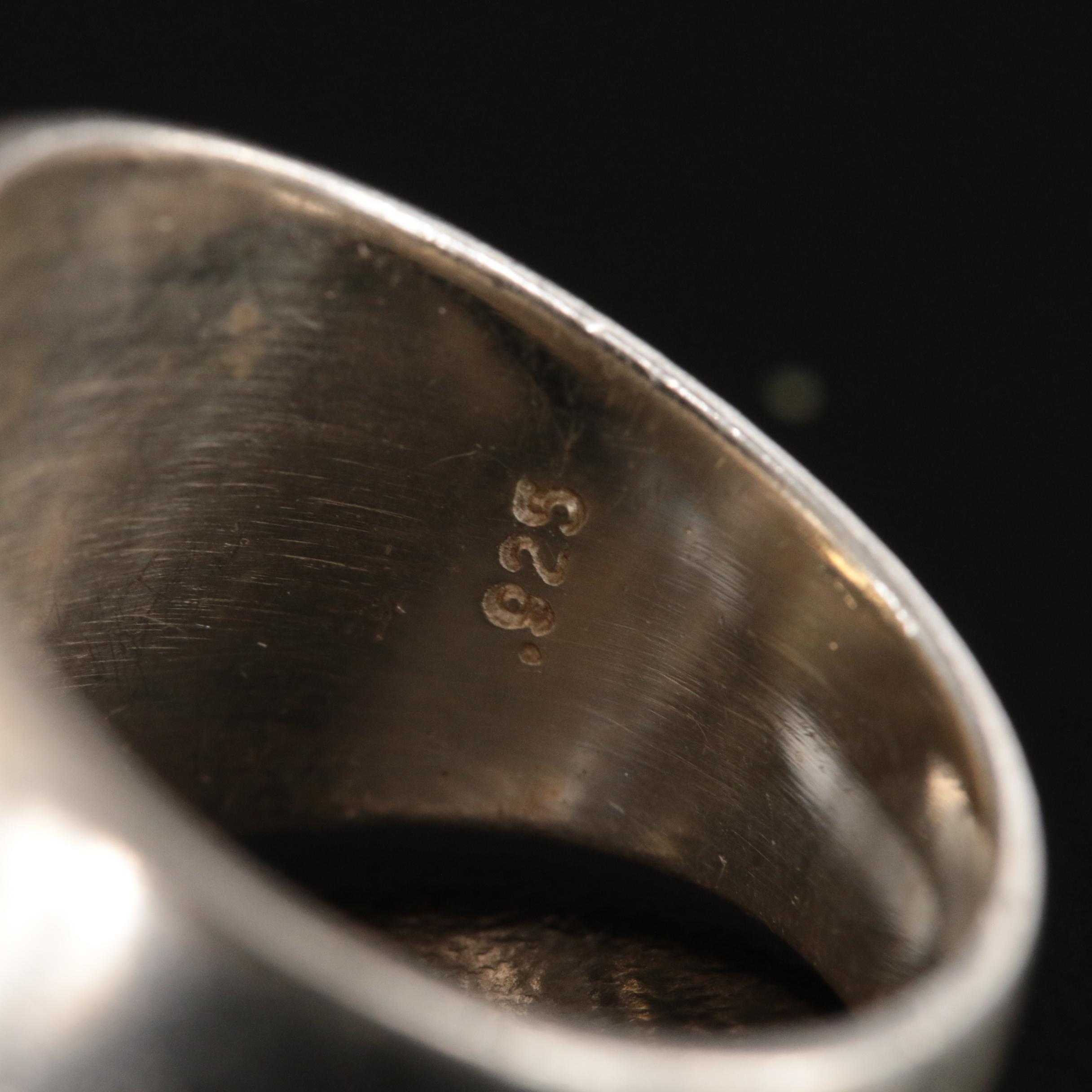 Sterling Citrine Ring