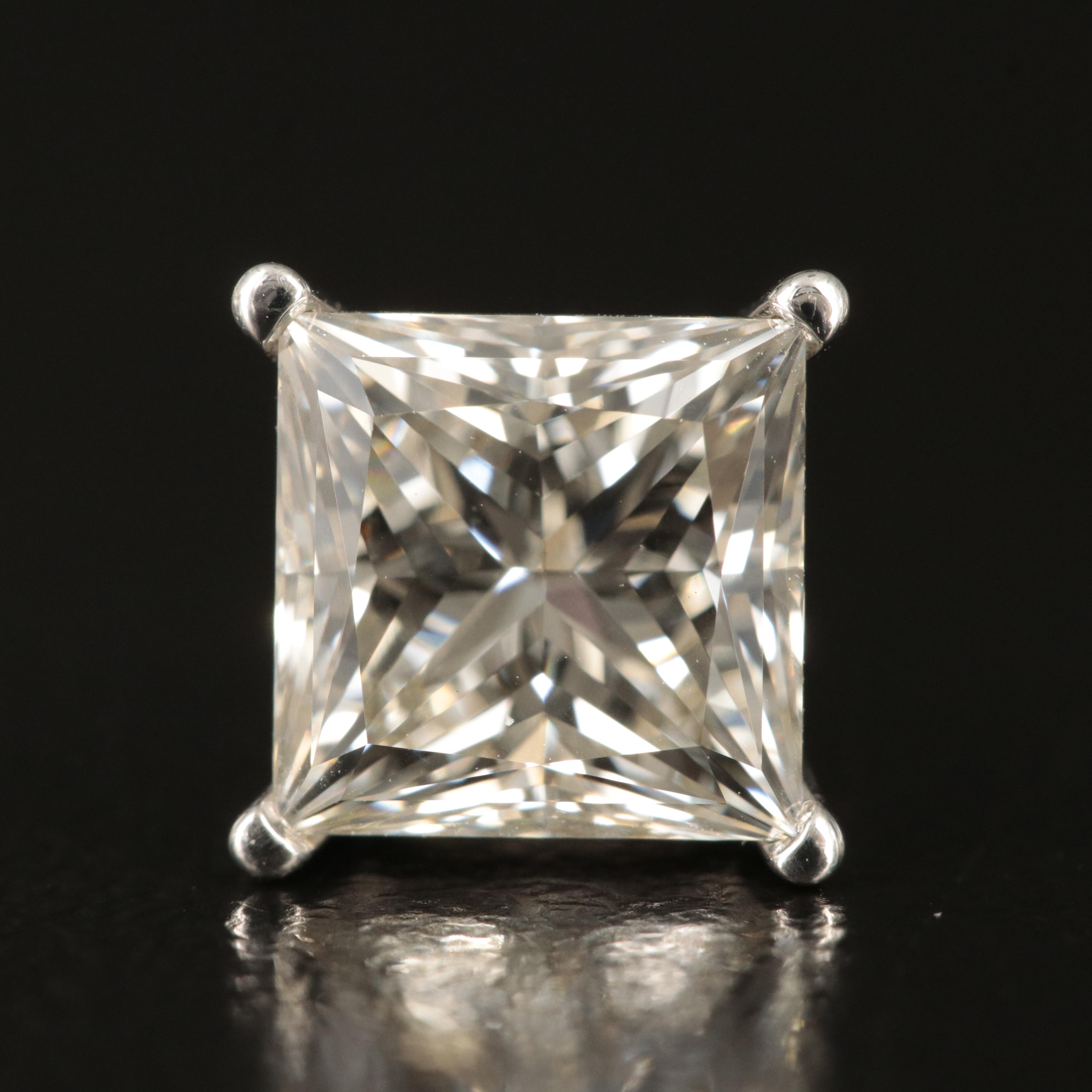 14K 4.35 CTW Lab Grown Diamond Stud Earrings