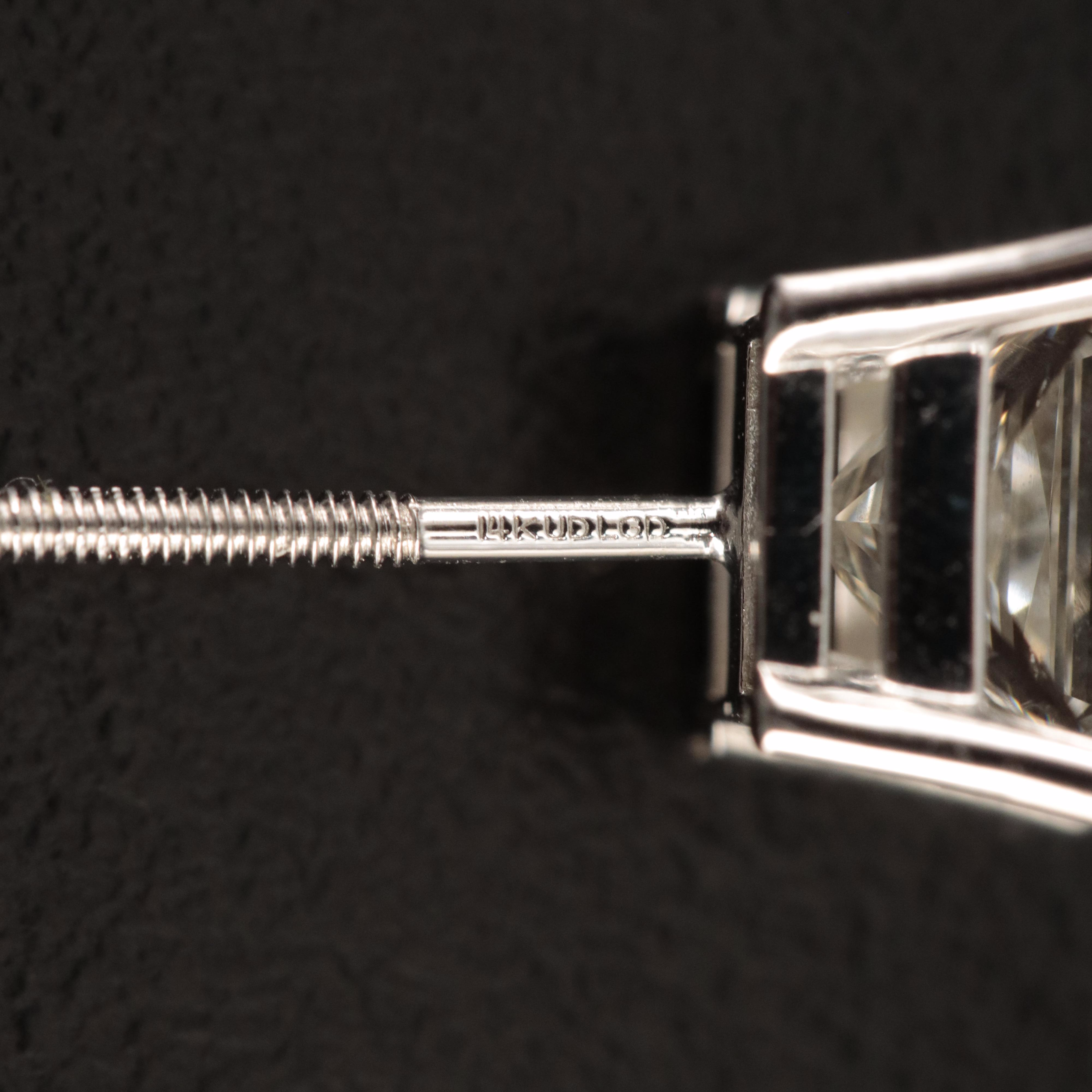 14K 4.35 CTW Lab Grown Diamond Stud Earrings