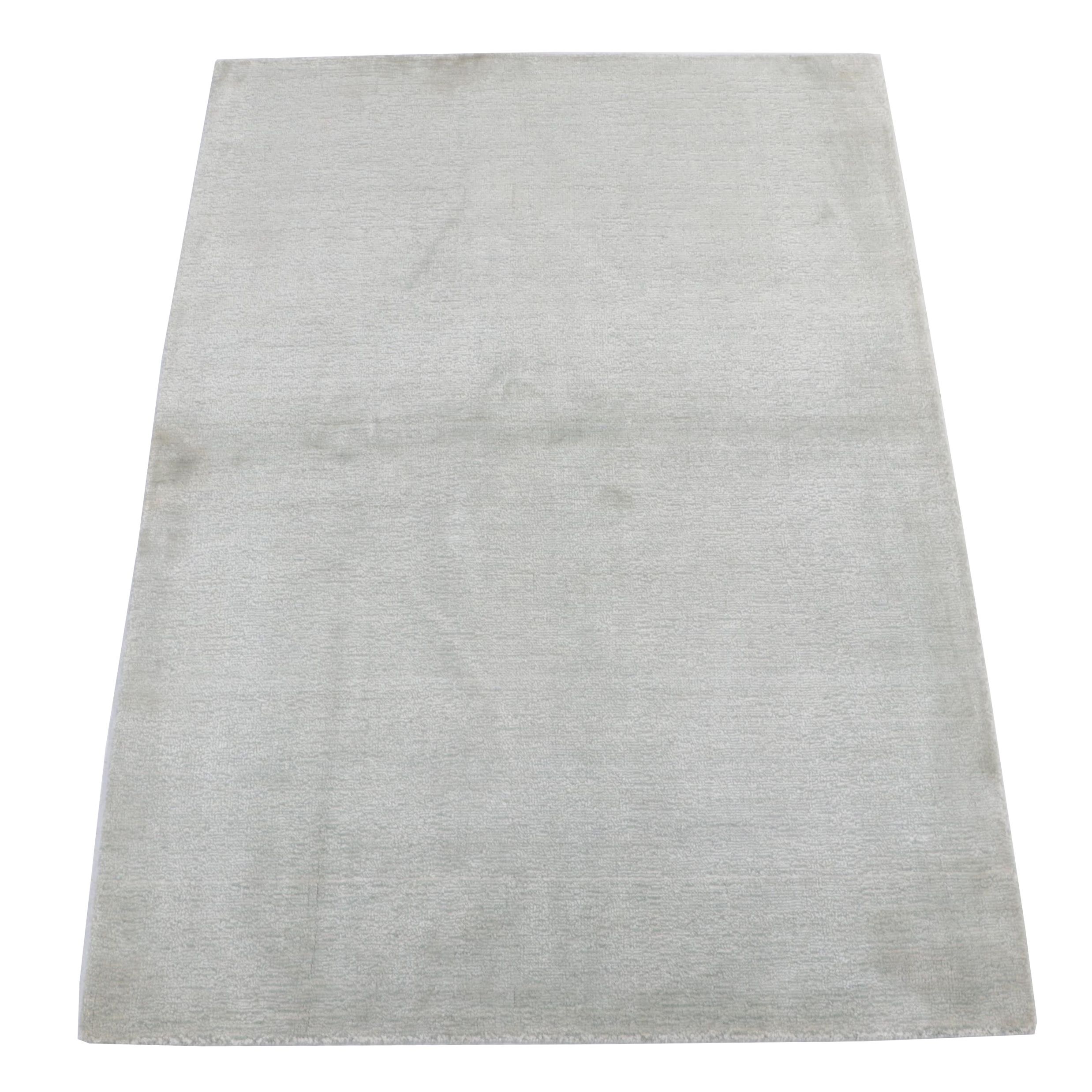 4'3 x 6'1 Hand-Knotted Persian Gabbeh Area Rug