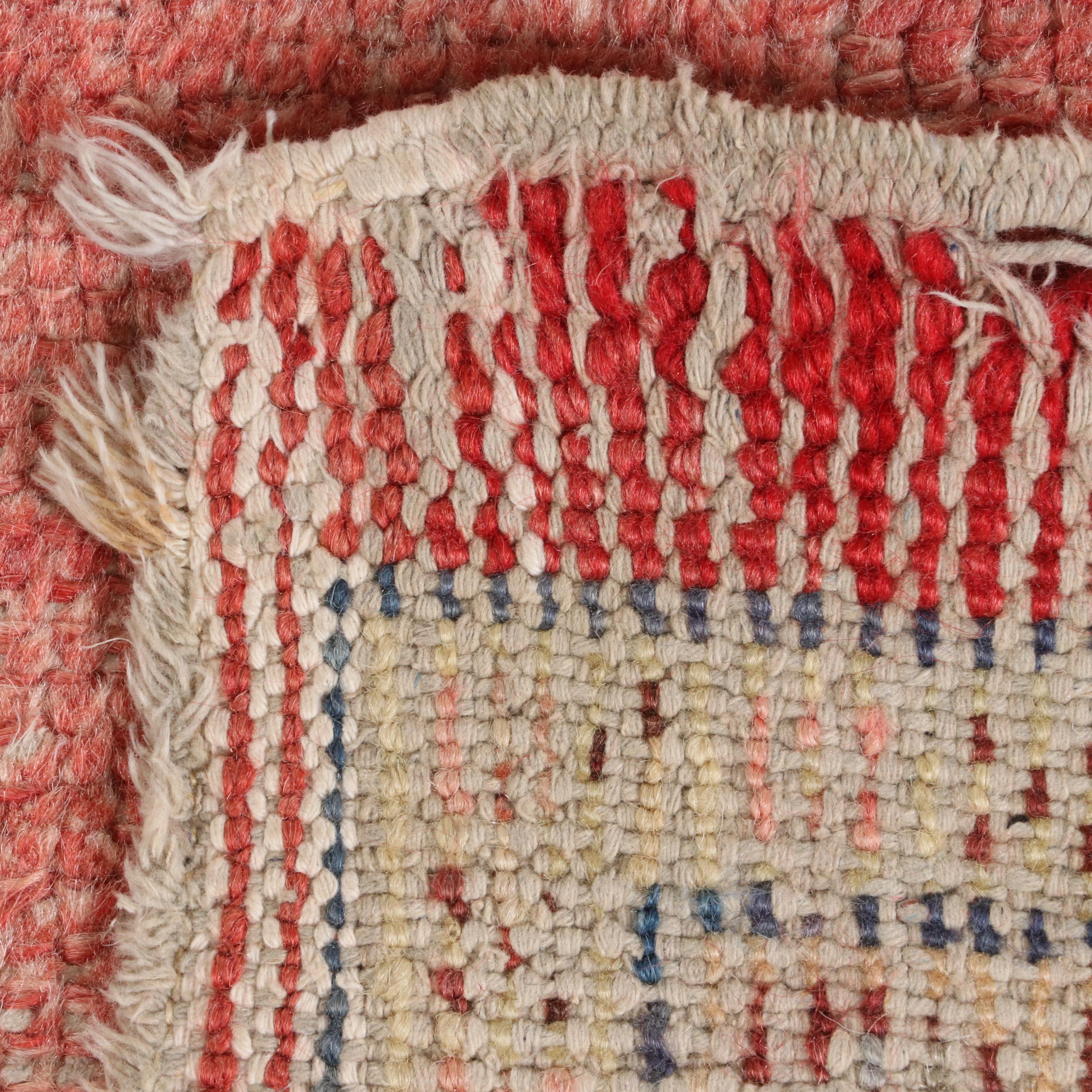 10'8 x 14' Antique Hand-Knotted Turkish Oushak Area Rug, Circa 1910