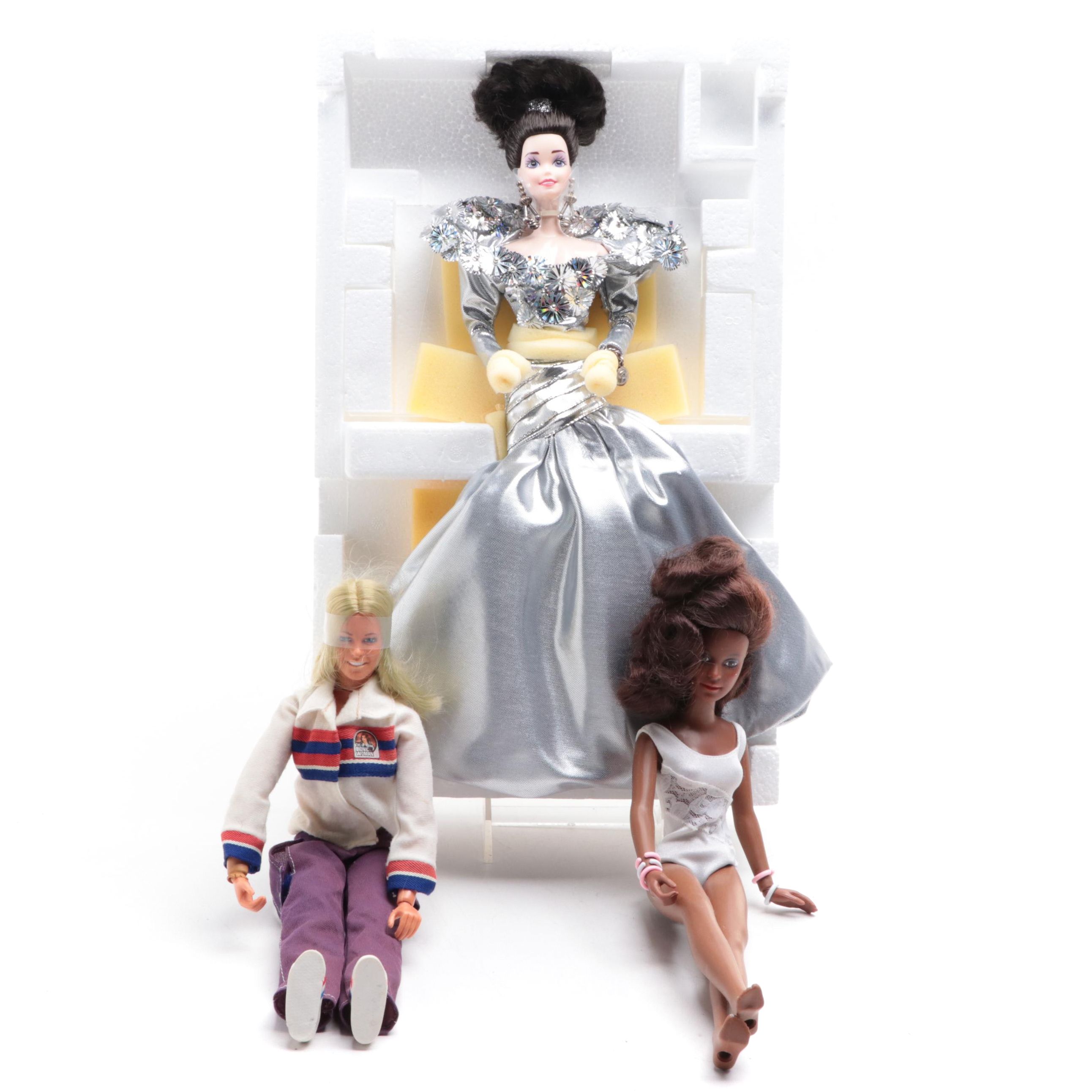 Mattel Barbie "Silver Starlight" with Other Dolls