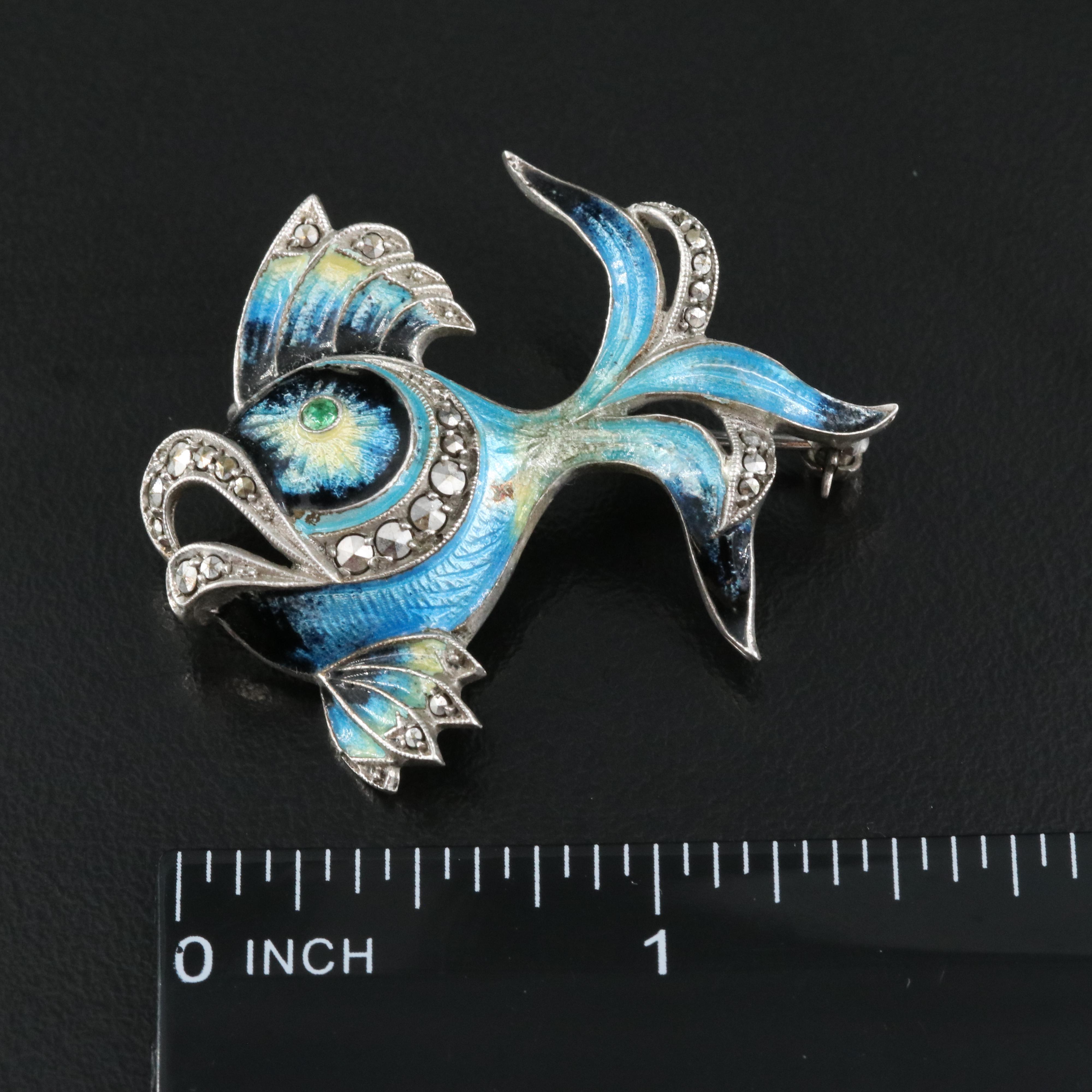 Norwegian and British Grouping Including Bernard Meldahl. Enamel and Cut Steel