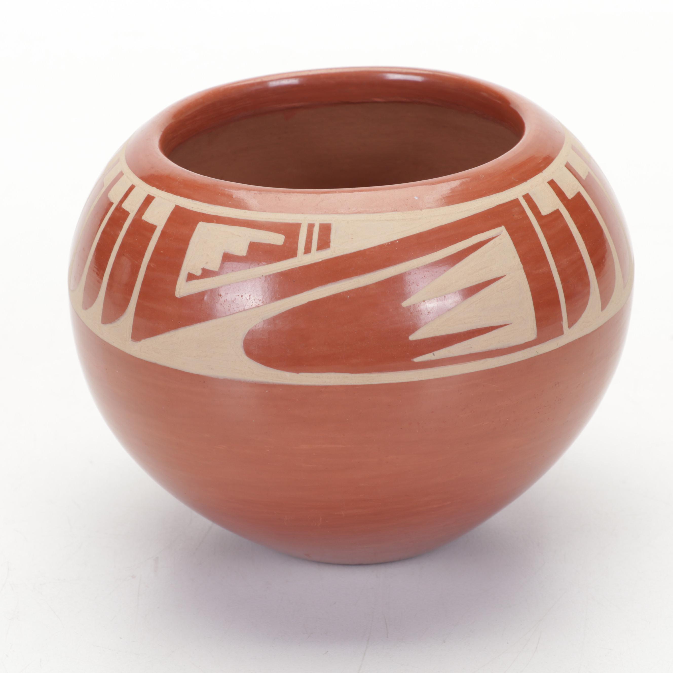 Signed San Ildefonso, Fragua Jemez & Santa Clara Pueblo Art Pottery Vessels