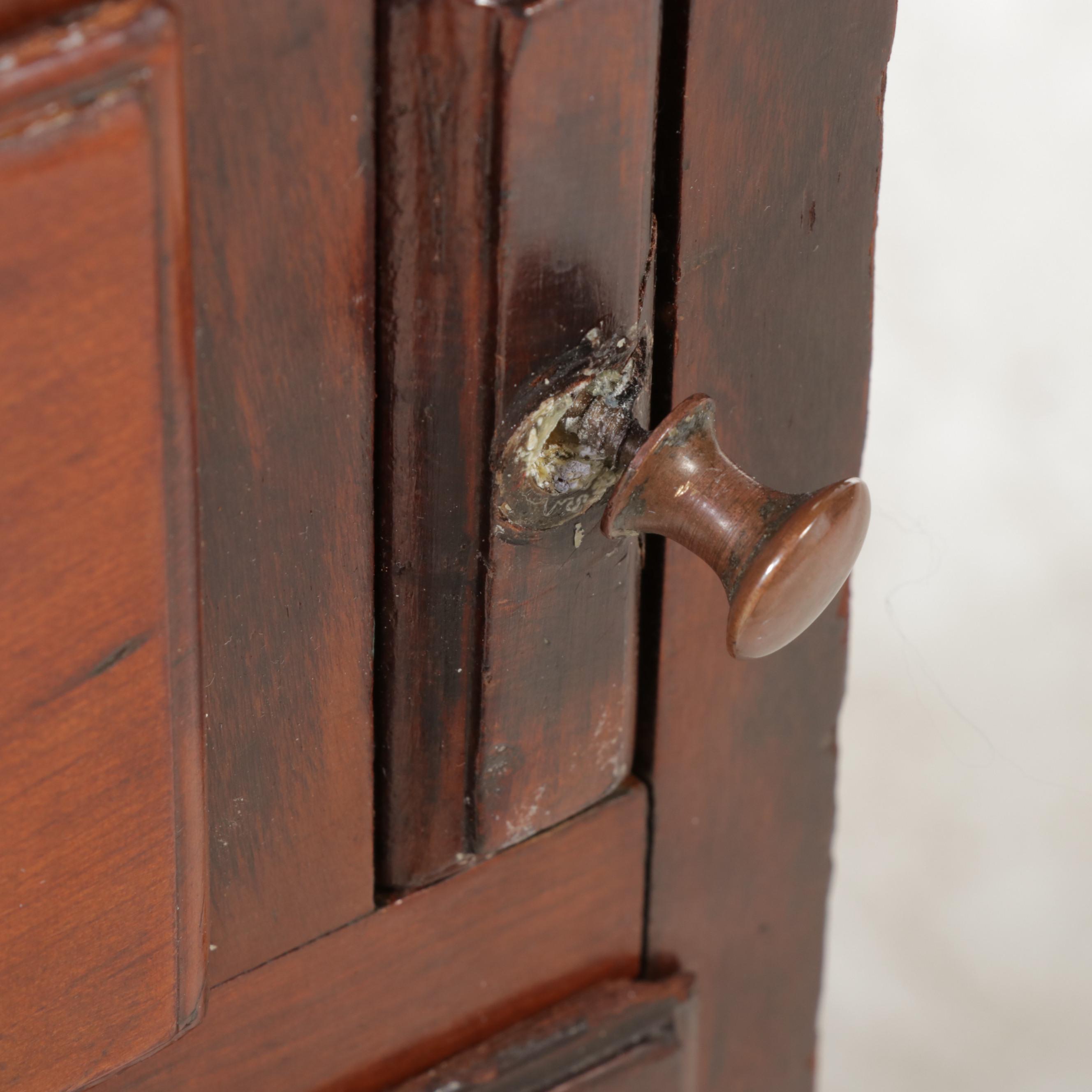 American Chippendale Cherrywood Slant-Front Desk, Late 18th Century