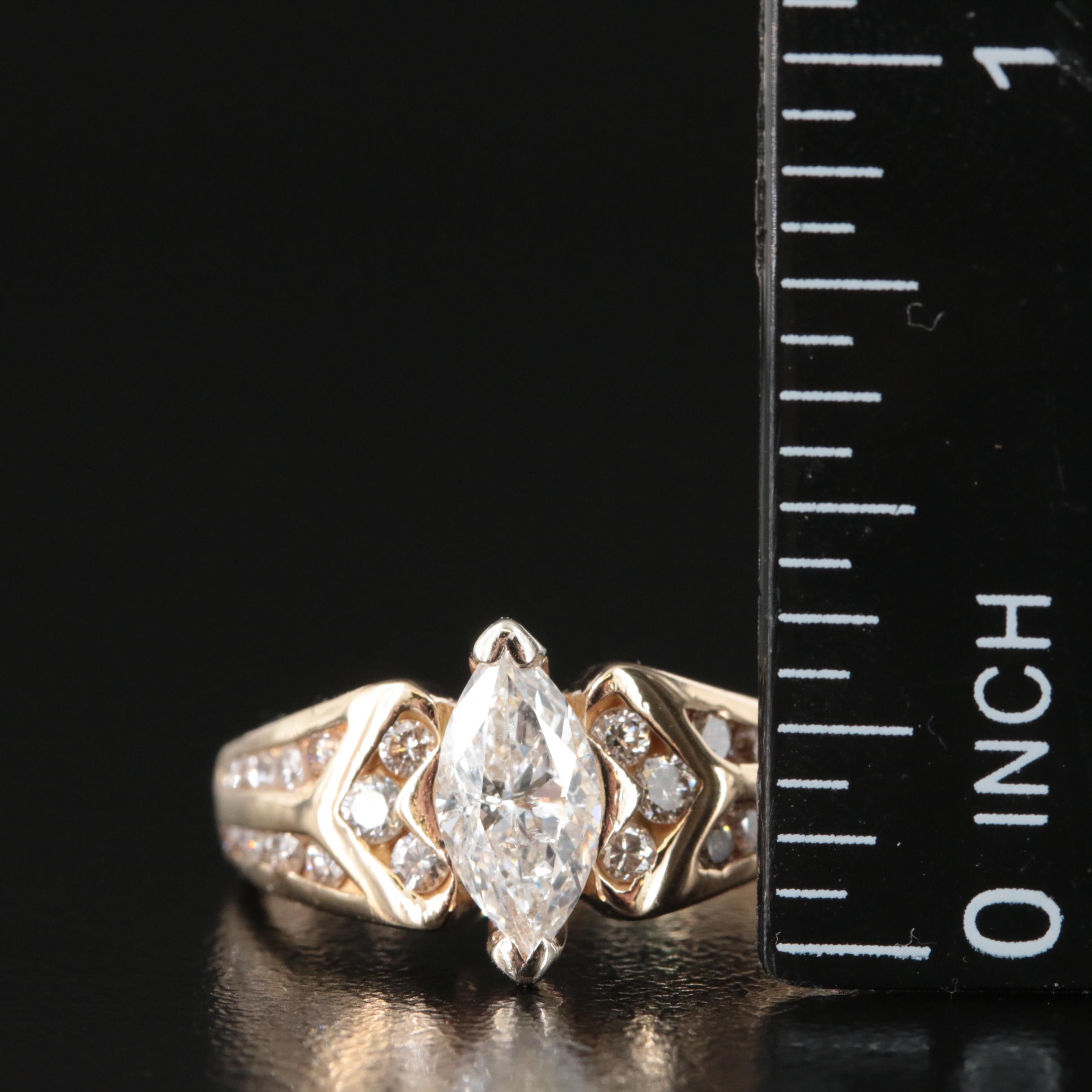 14K 1.29 CTW Diamond Ring