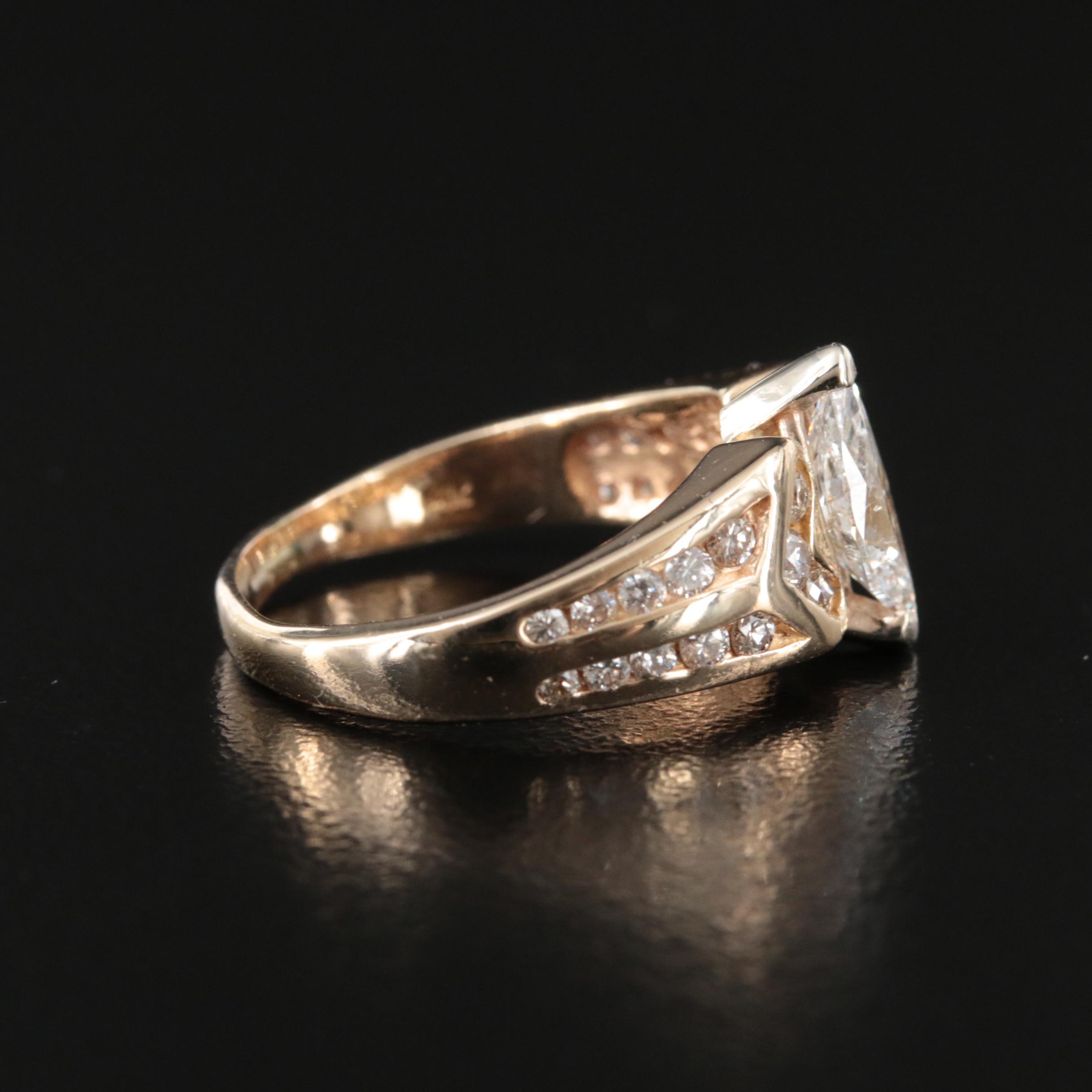 14K 1.29 CTW Diamond Ring