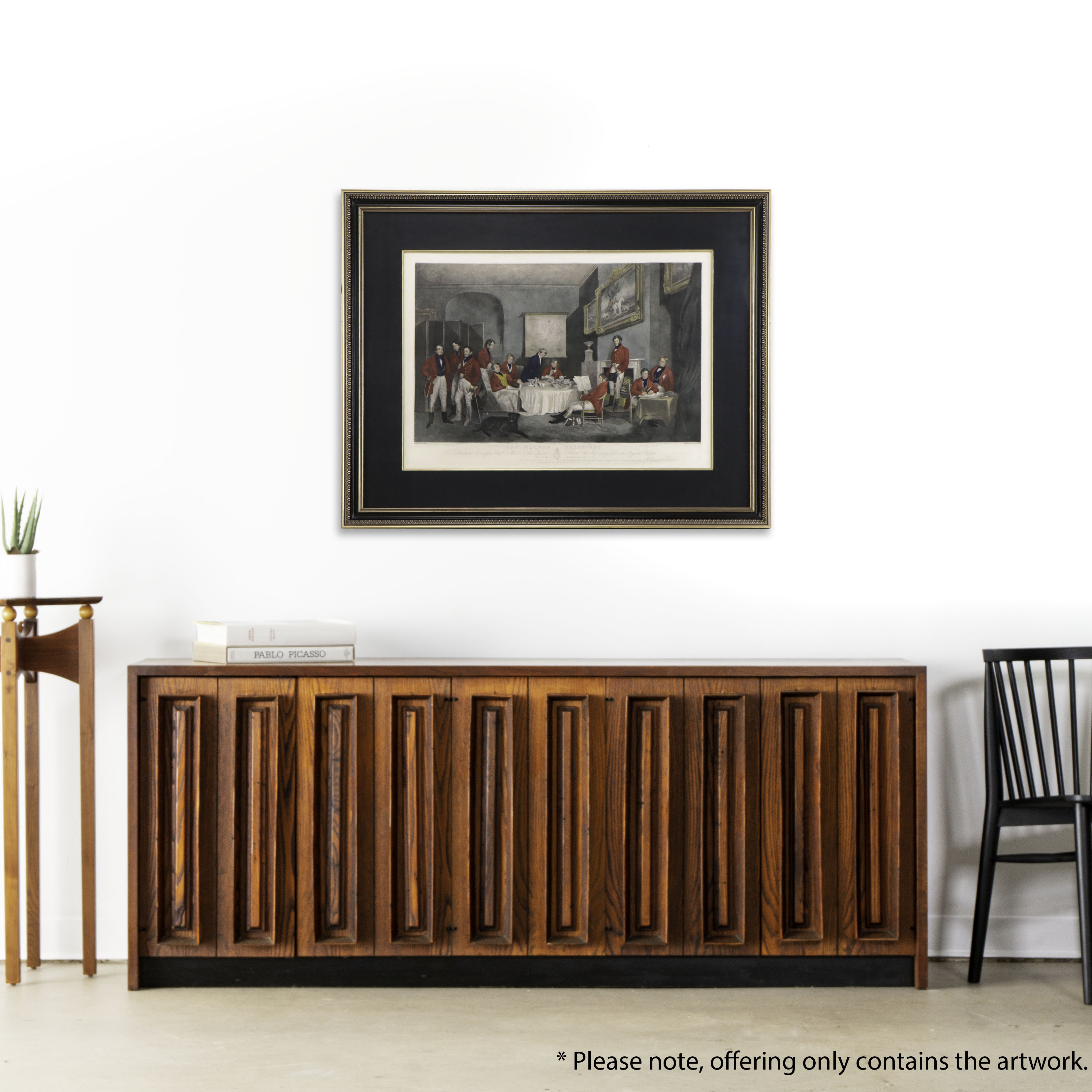 Color Engraving After Sir Francis Grant "The Melton Breakfast"