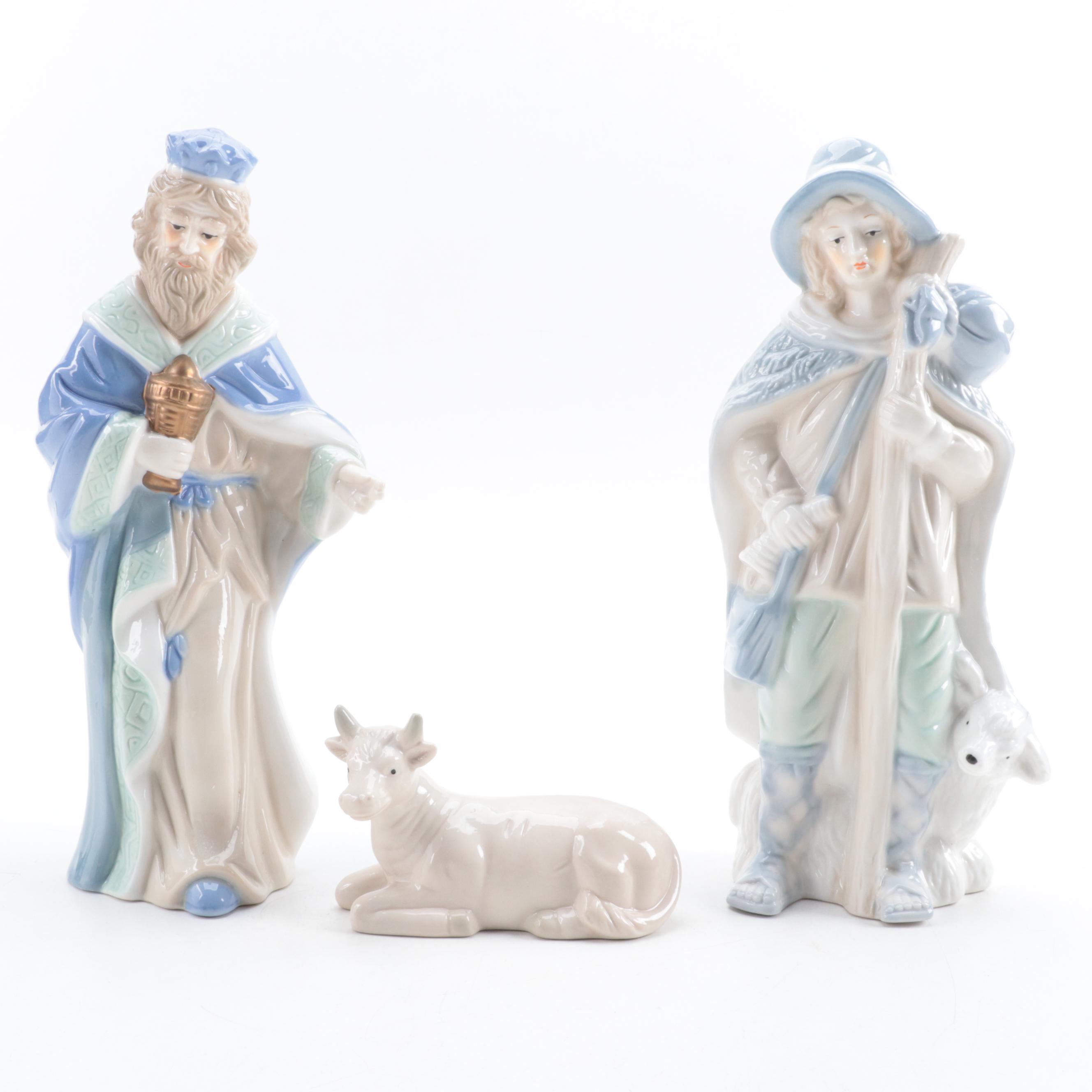 Porcelain Nativity Set