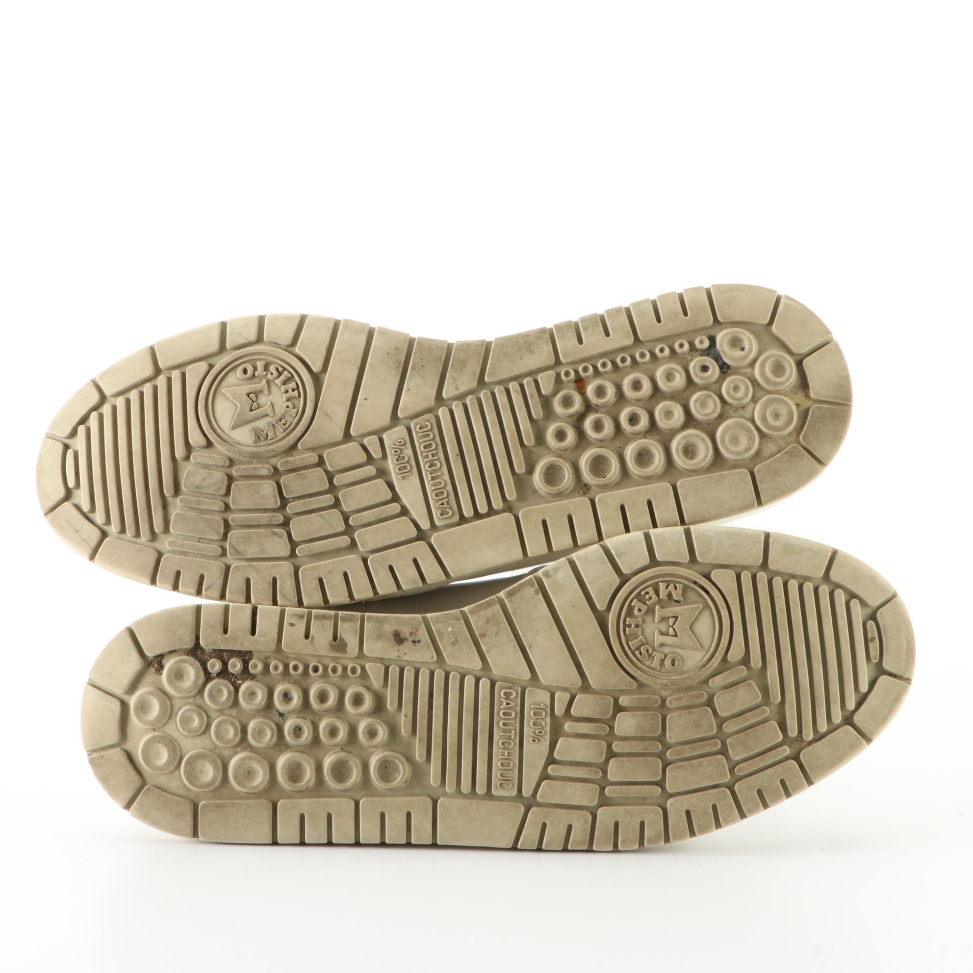 Mephisto Walking Shoes in Brown, Black, and White Leather