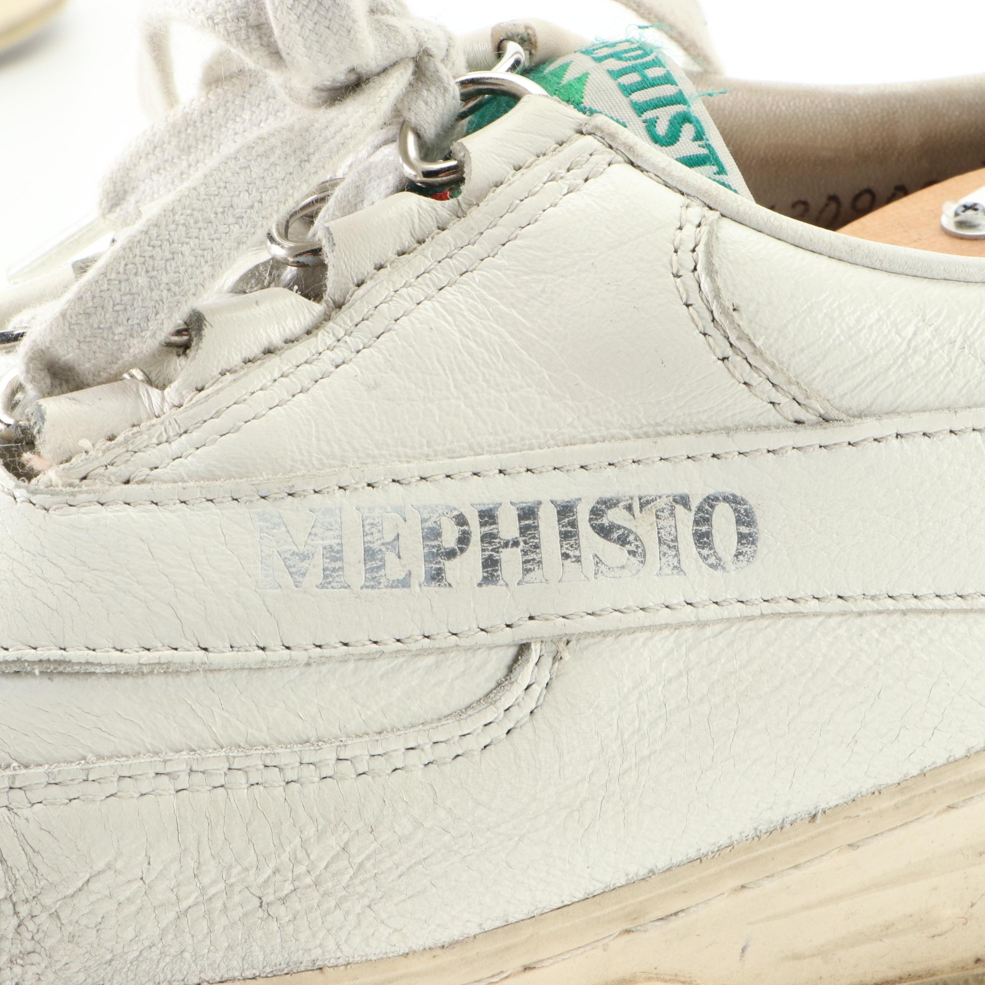 Mephisto Walking Shoes in Brown, Black, and White Leather