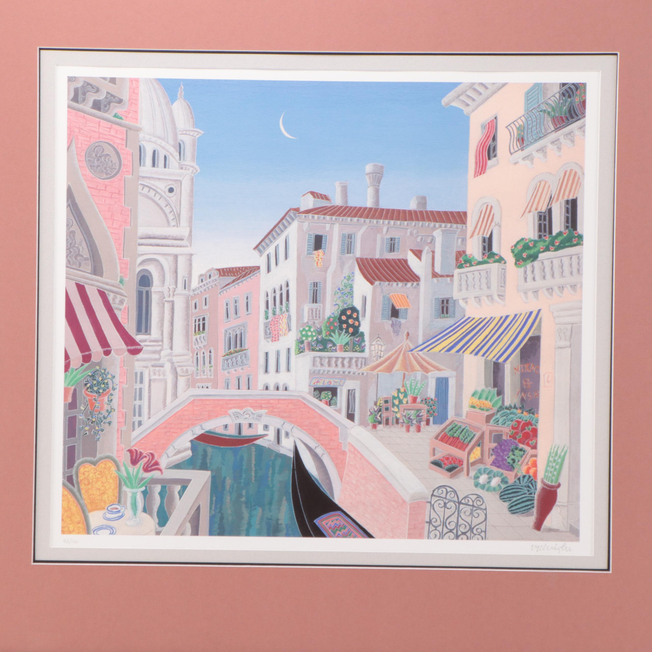 Thomas McKnight Giclée "Venetian Afternoon"