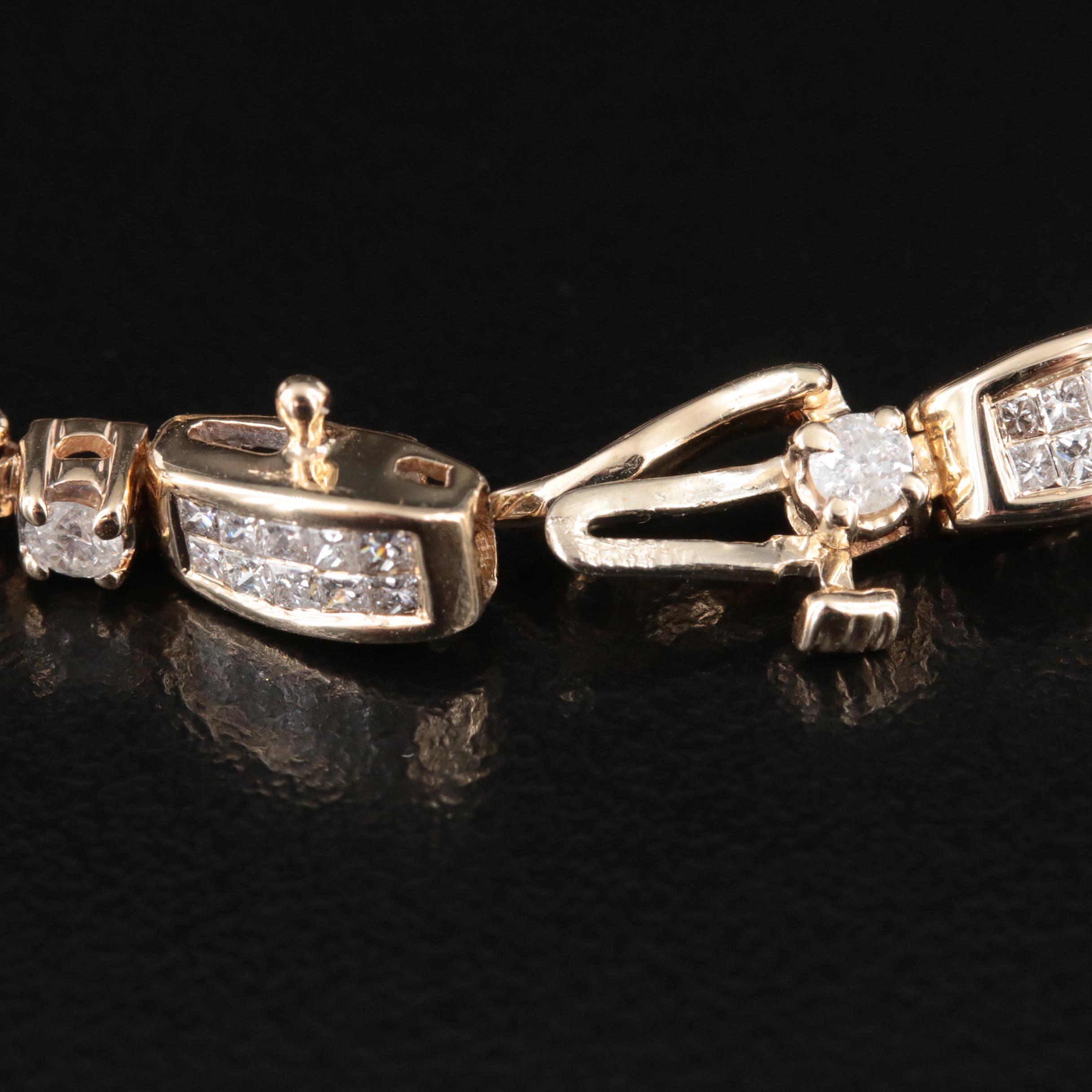 14K 4.02 CTW Diamond Bracelet