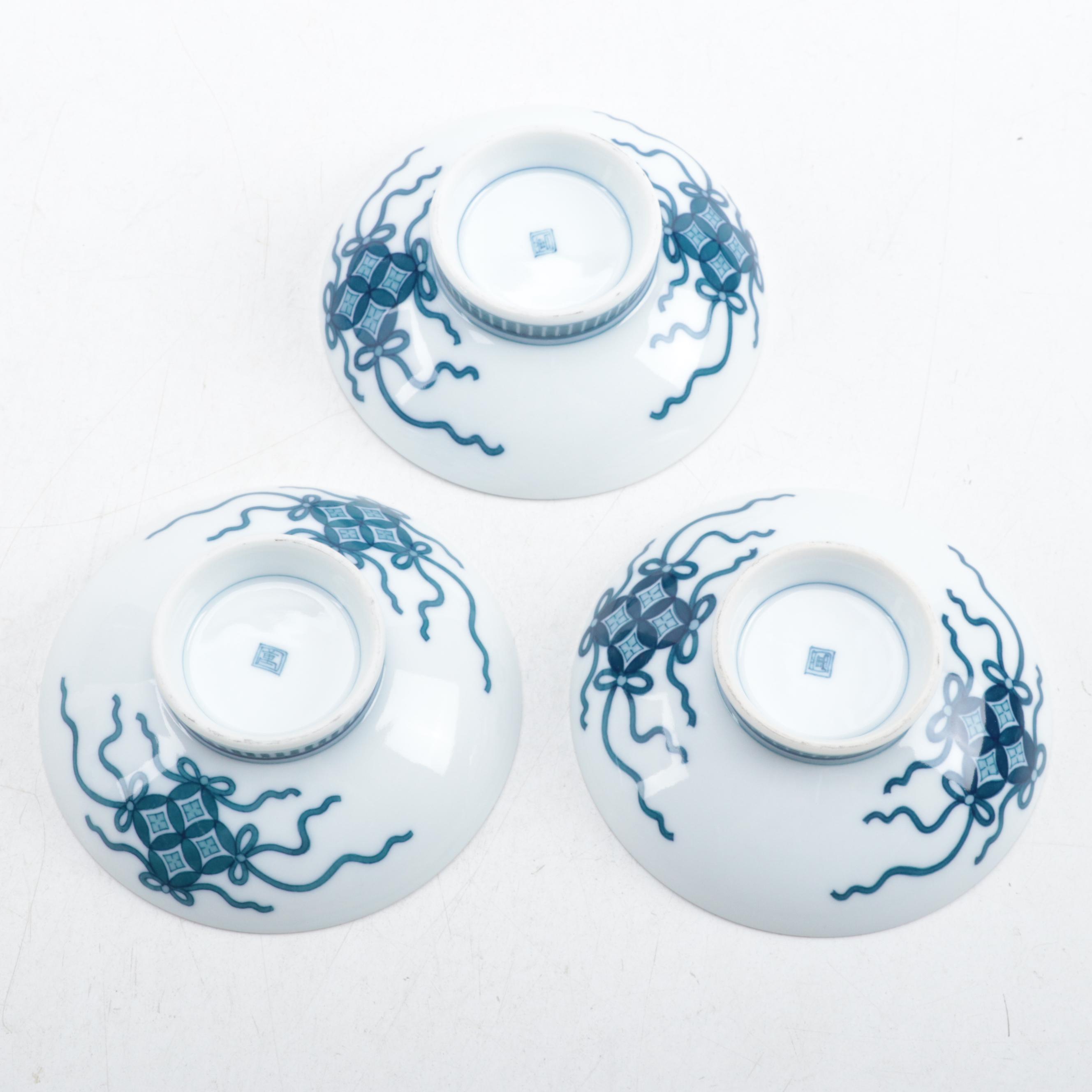 Hataman Touen Arita Porcelain Teacups and More Tableware