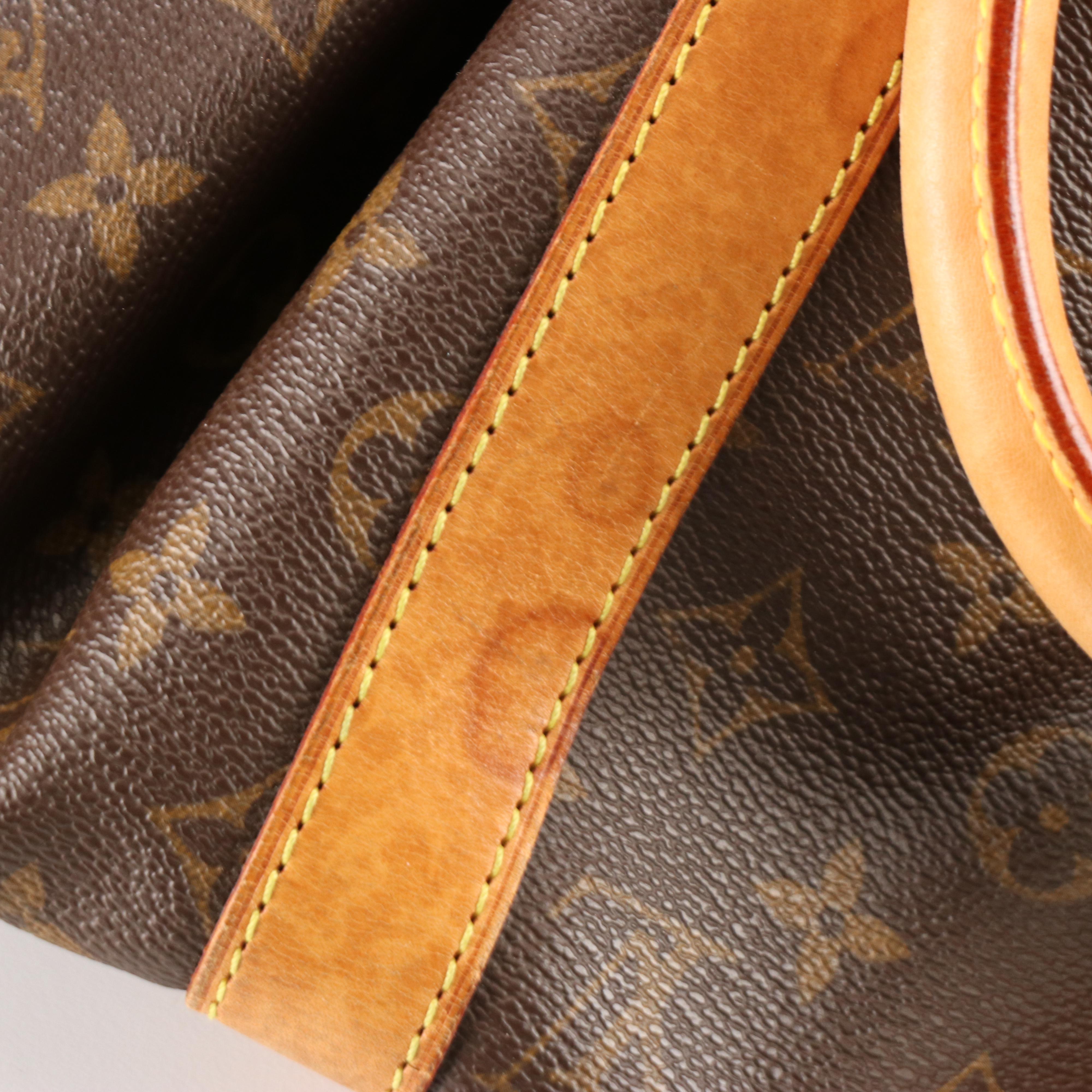 Louis Vuitton Keepall 50 Bandoulière in Monogram Canvas and Vachetta Leather