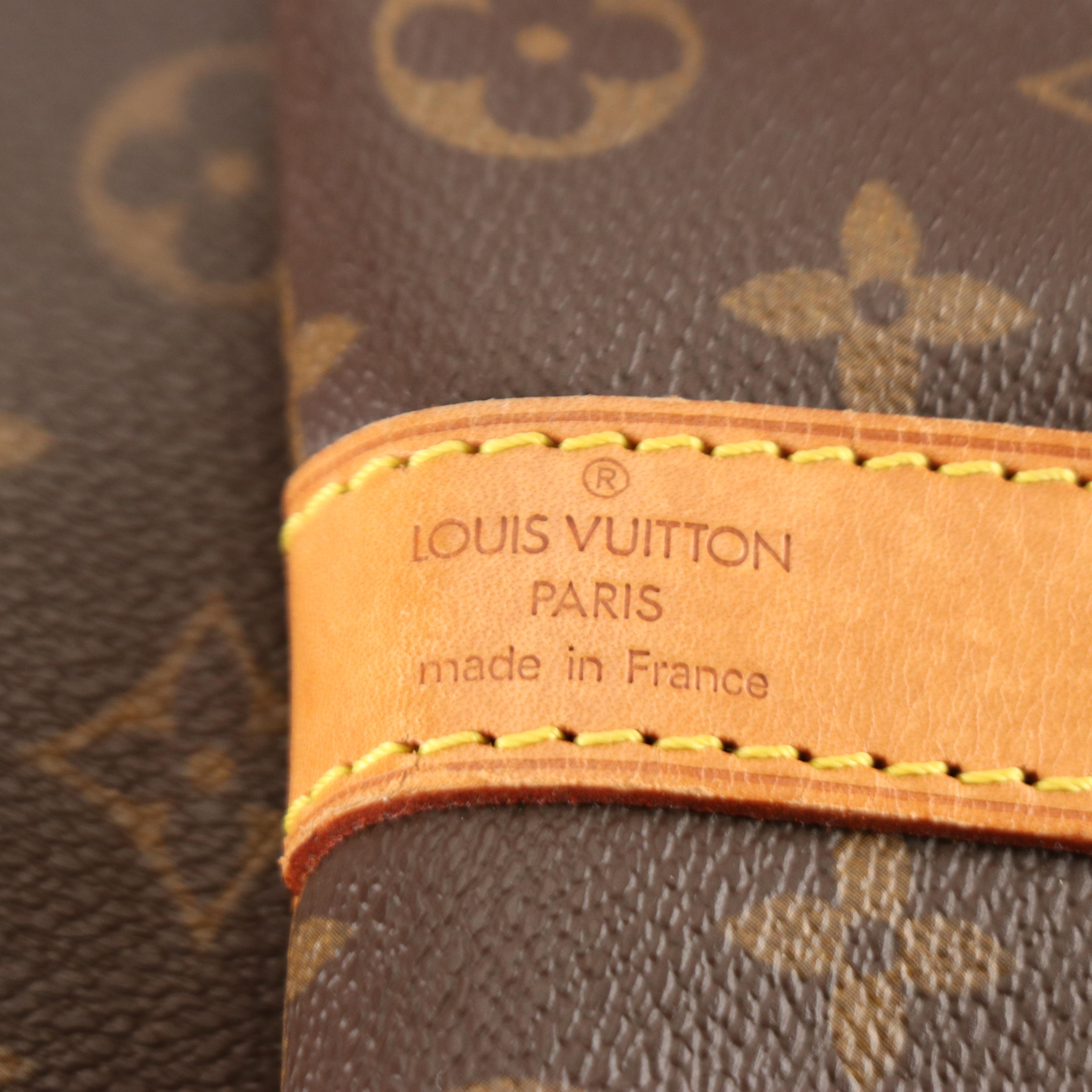 Louis Vuitton Keepall 50 Bandoulière in Monogram Canvas and Vachetta Leather