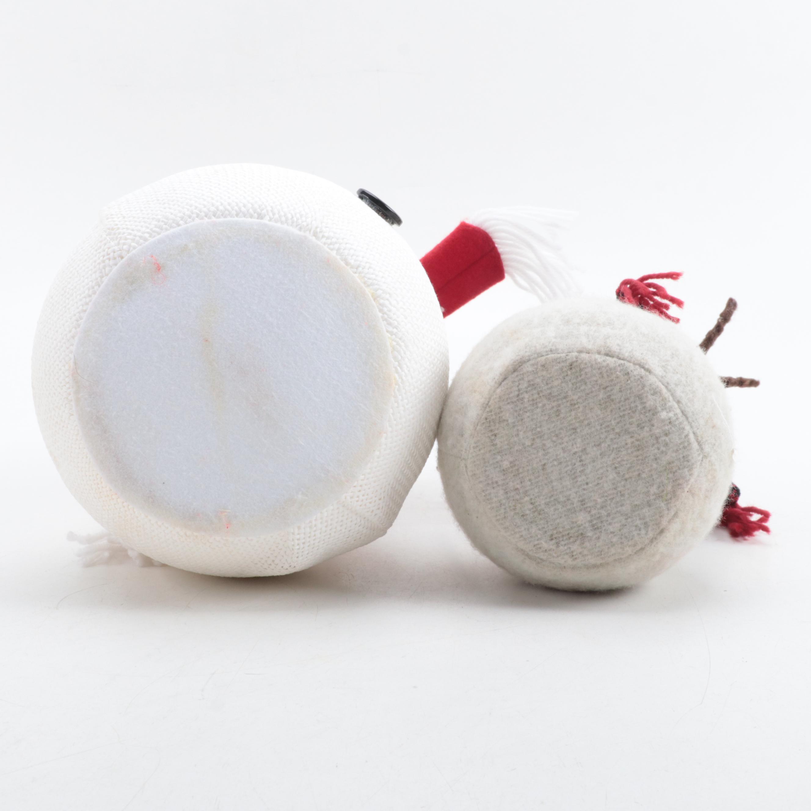 Snowmen Figures, Needlepoint Stockings, Ornaments and More Christmas Décor