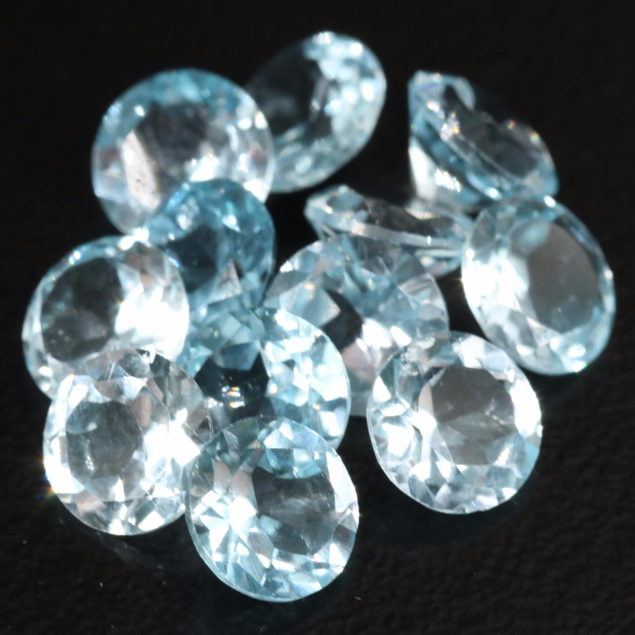 Loose 10.20 CTW Blue Topaz