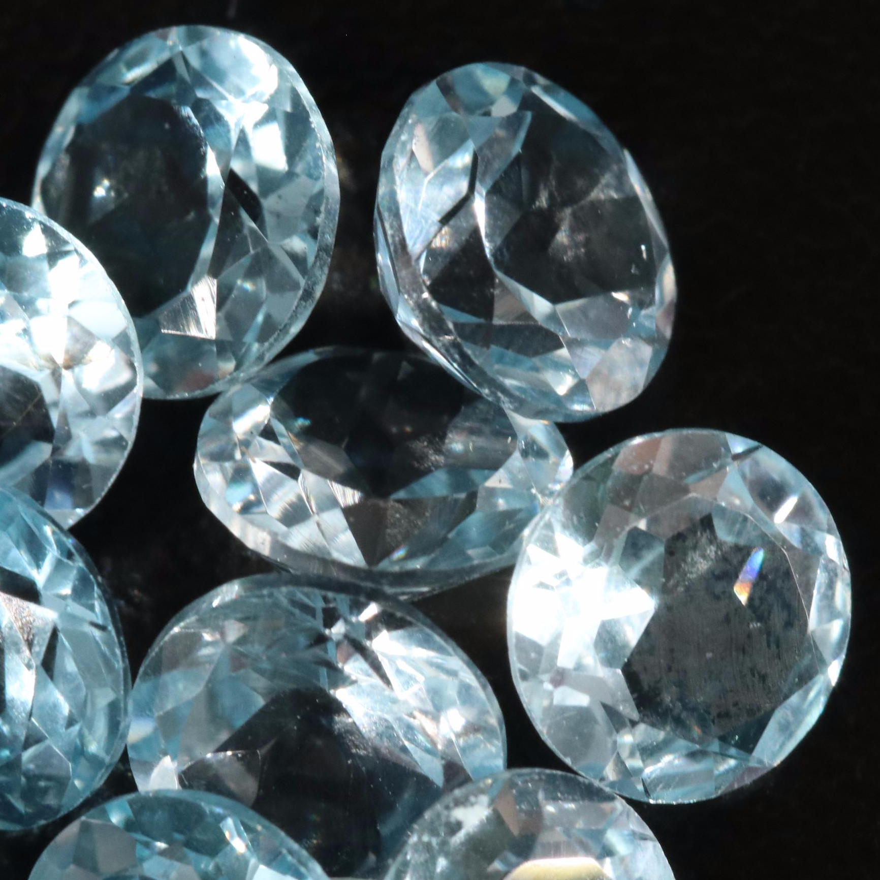 Loose 10.20 CTW Blue Topaz