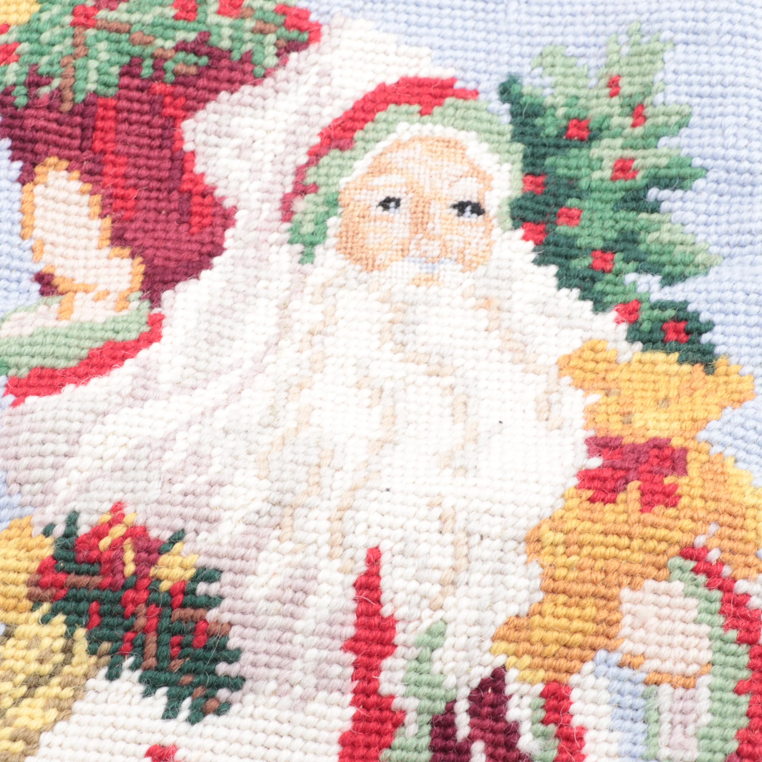 Snowmen Figures, Needlepoint Stockings, Ornaments and More Christmas Décor