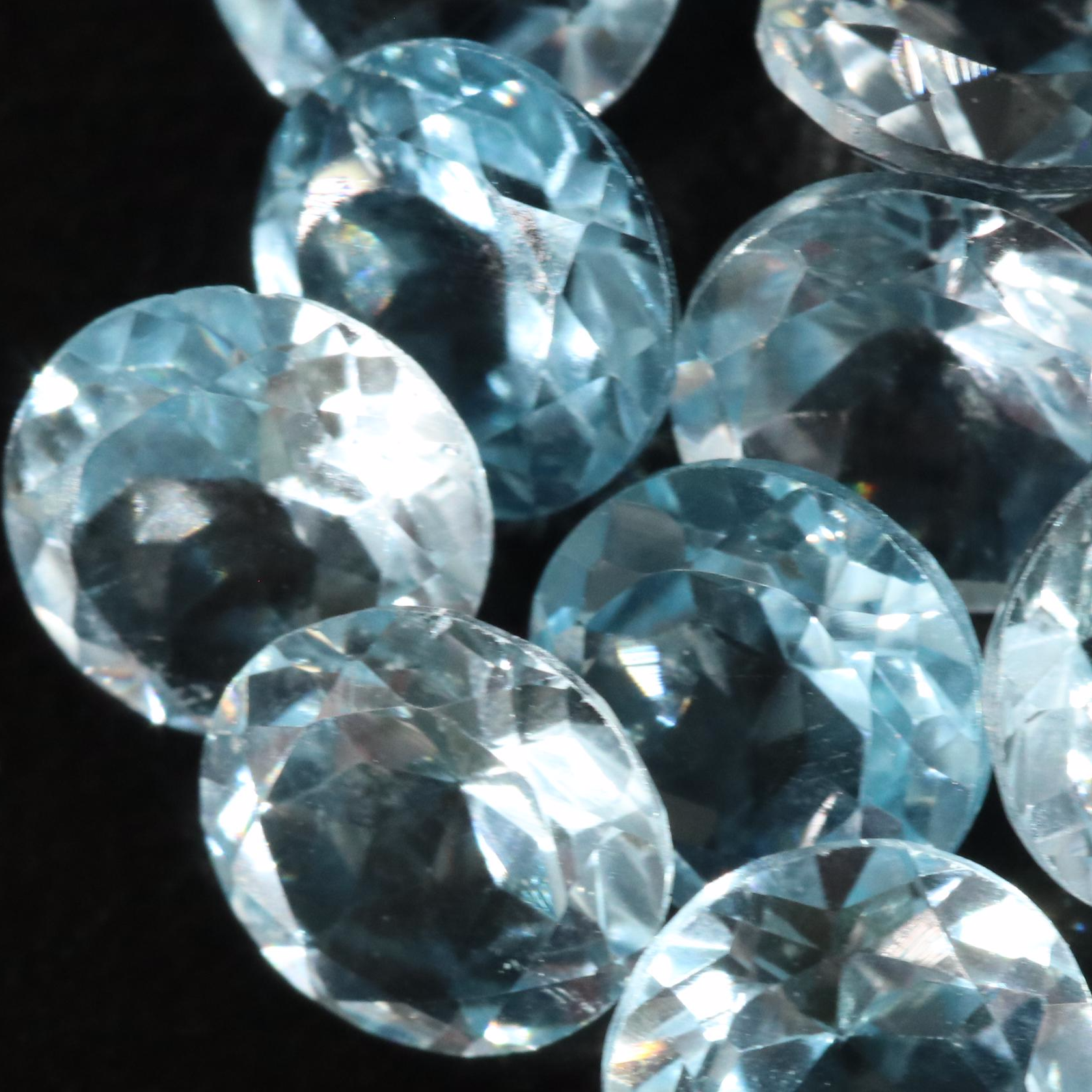 Loose 10.20 CTW Blue Topaz