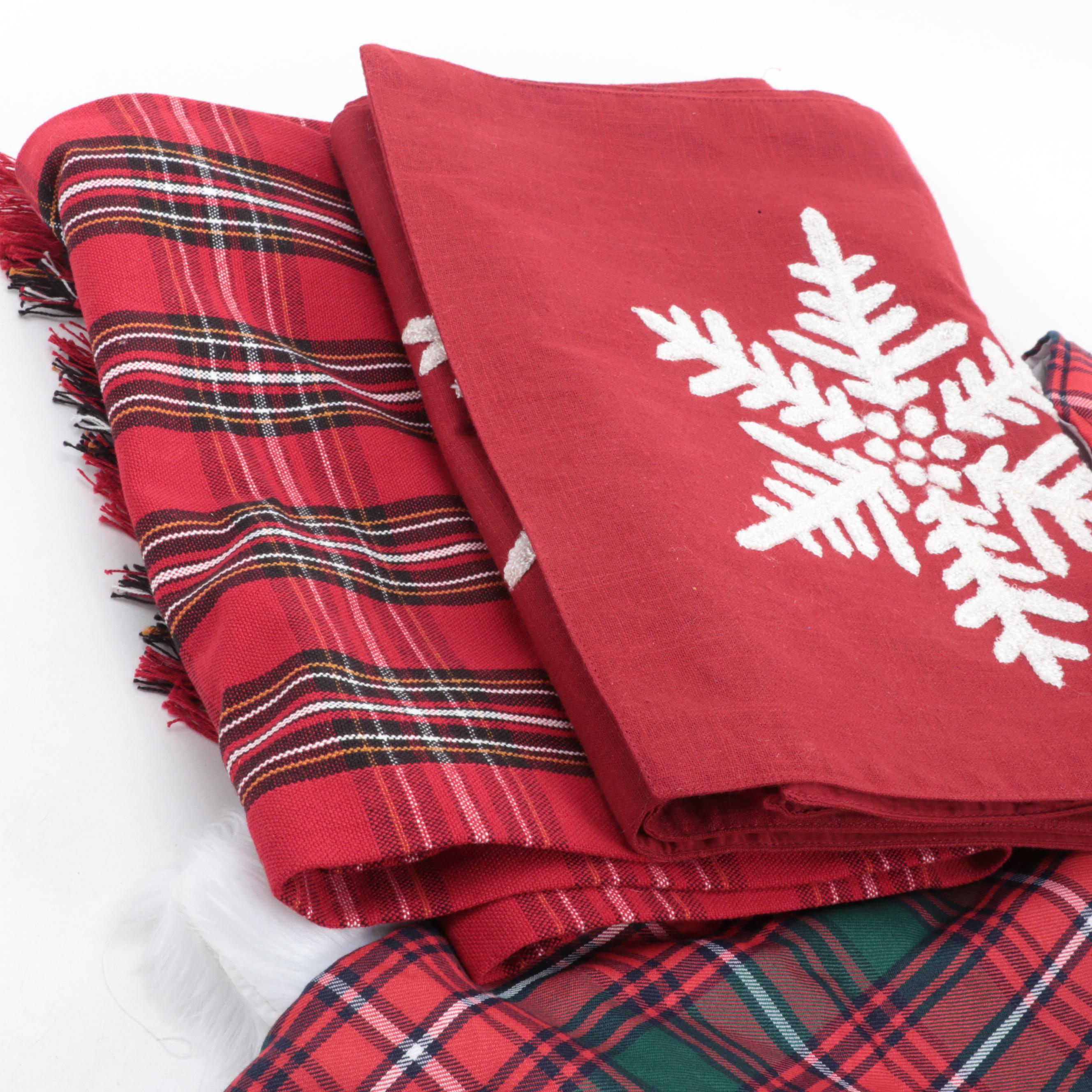 Snowmen Figures, Needlepoint Stockings, Ornaments and More Christmas Décor