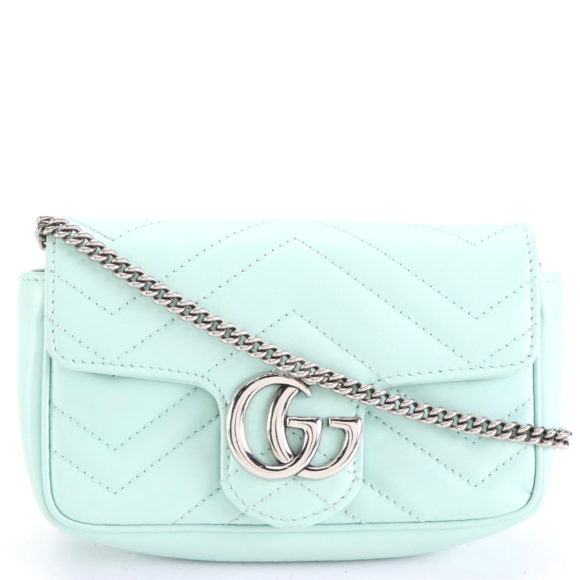 Gucci Marmont Super Mini Crossbody Bag in Quilted Leather