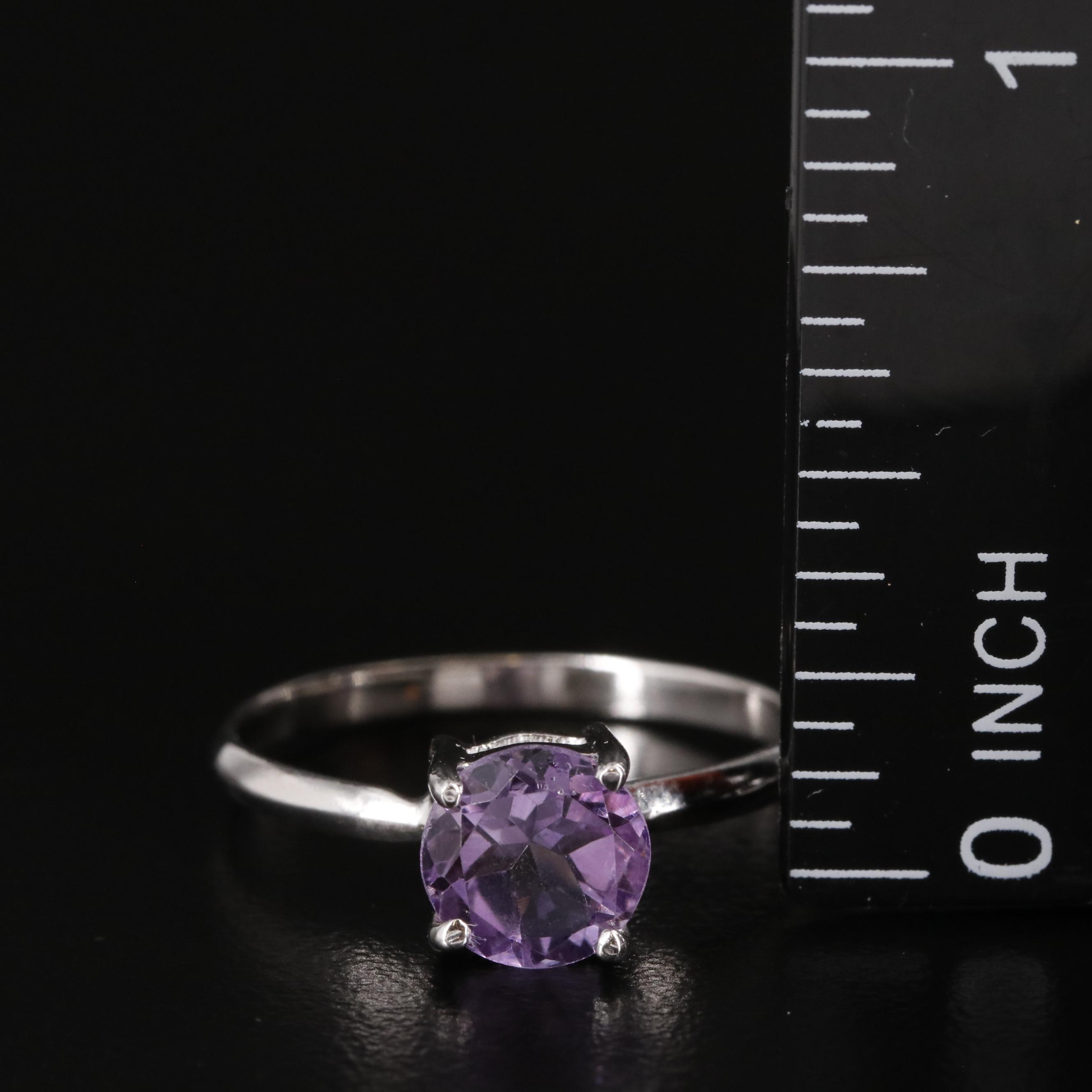 Sterling Amethyst Ring
