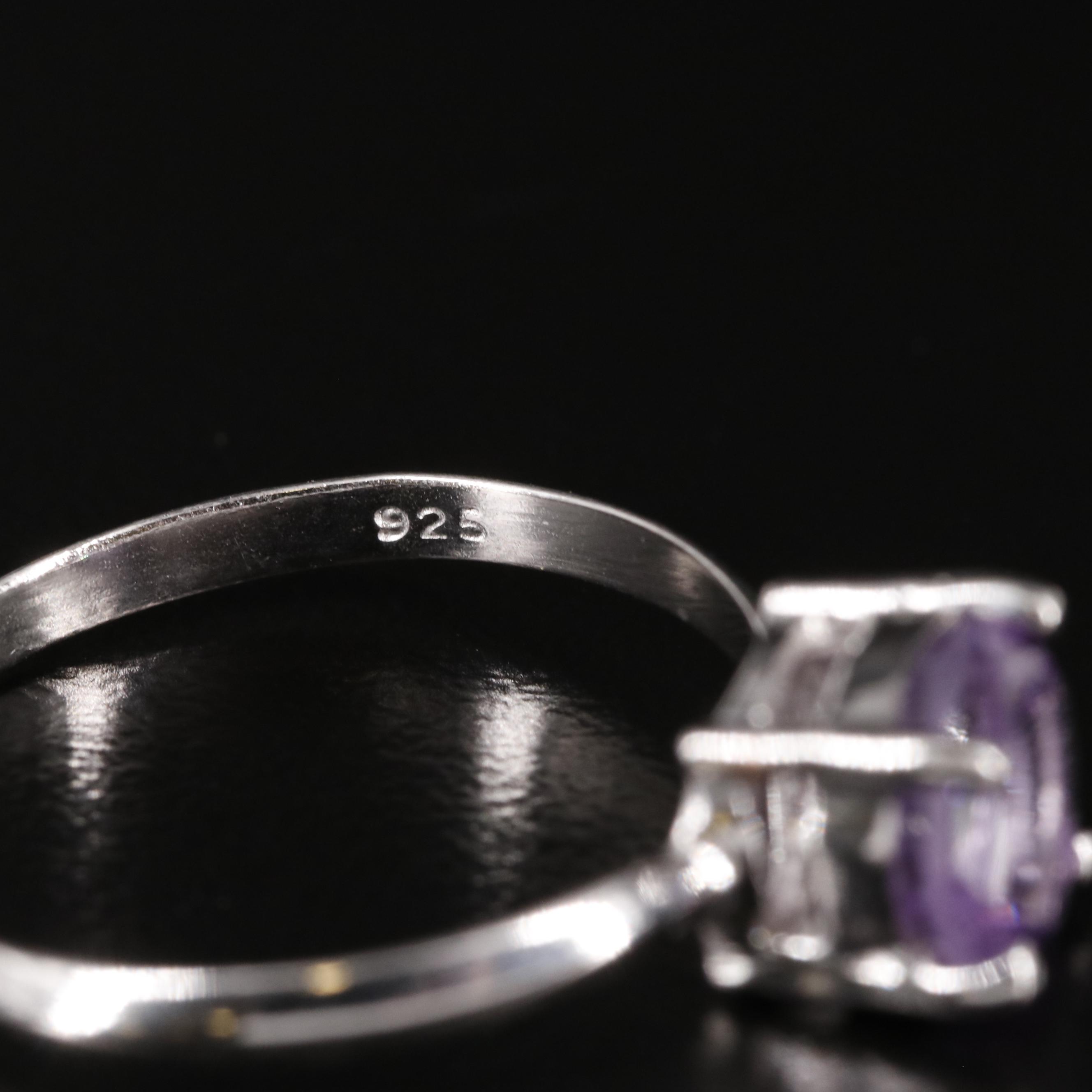Sterling Amethyst Ring