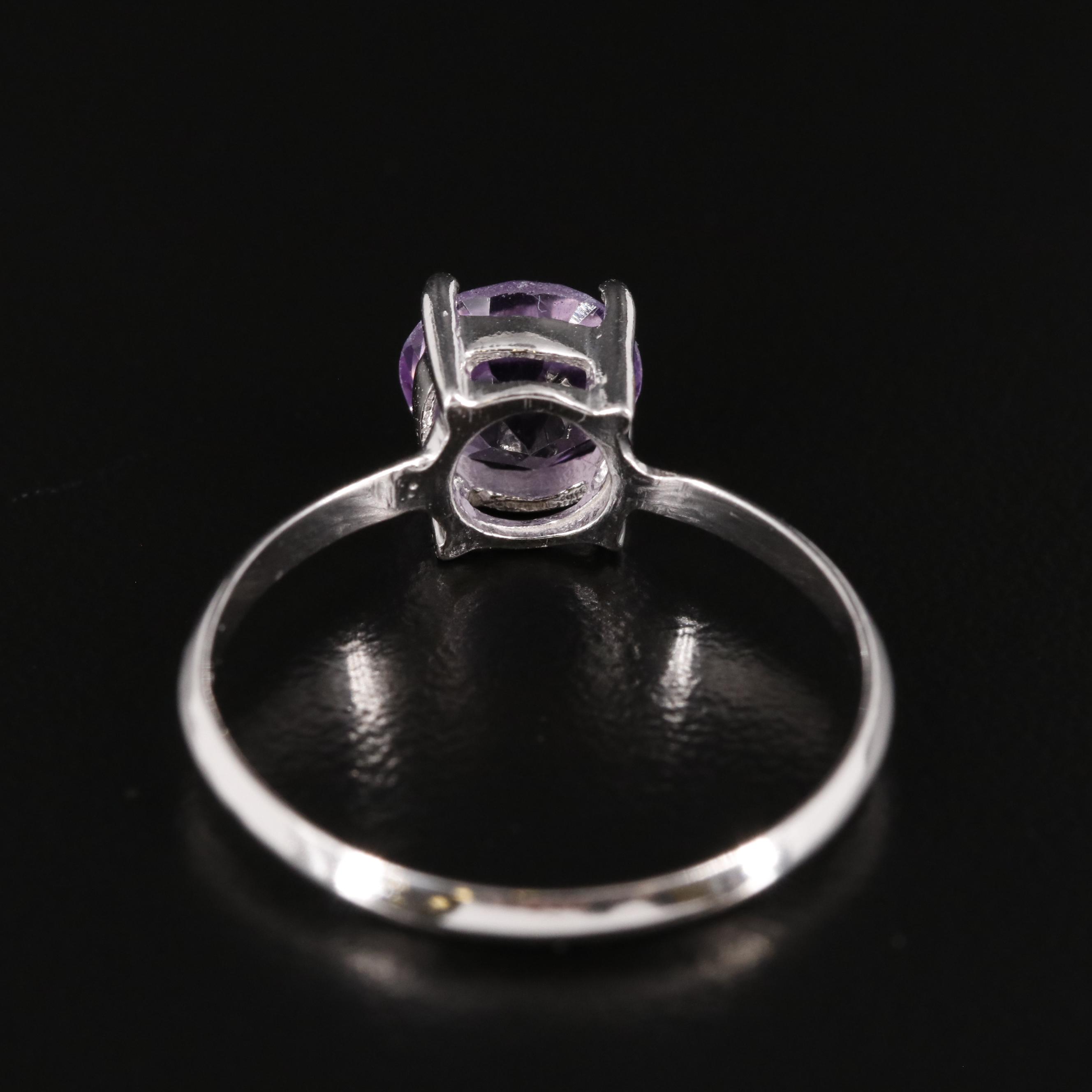 Sterling Amethyst Ring