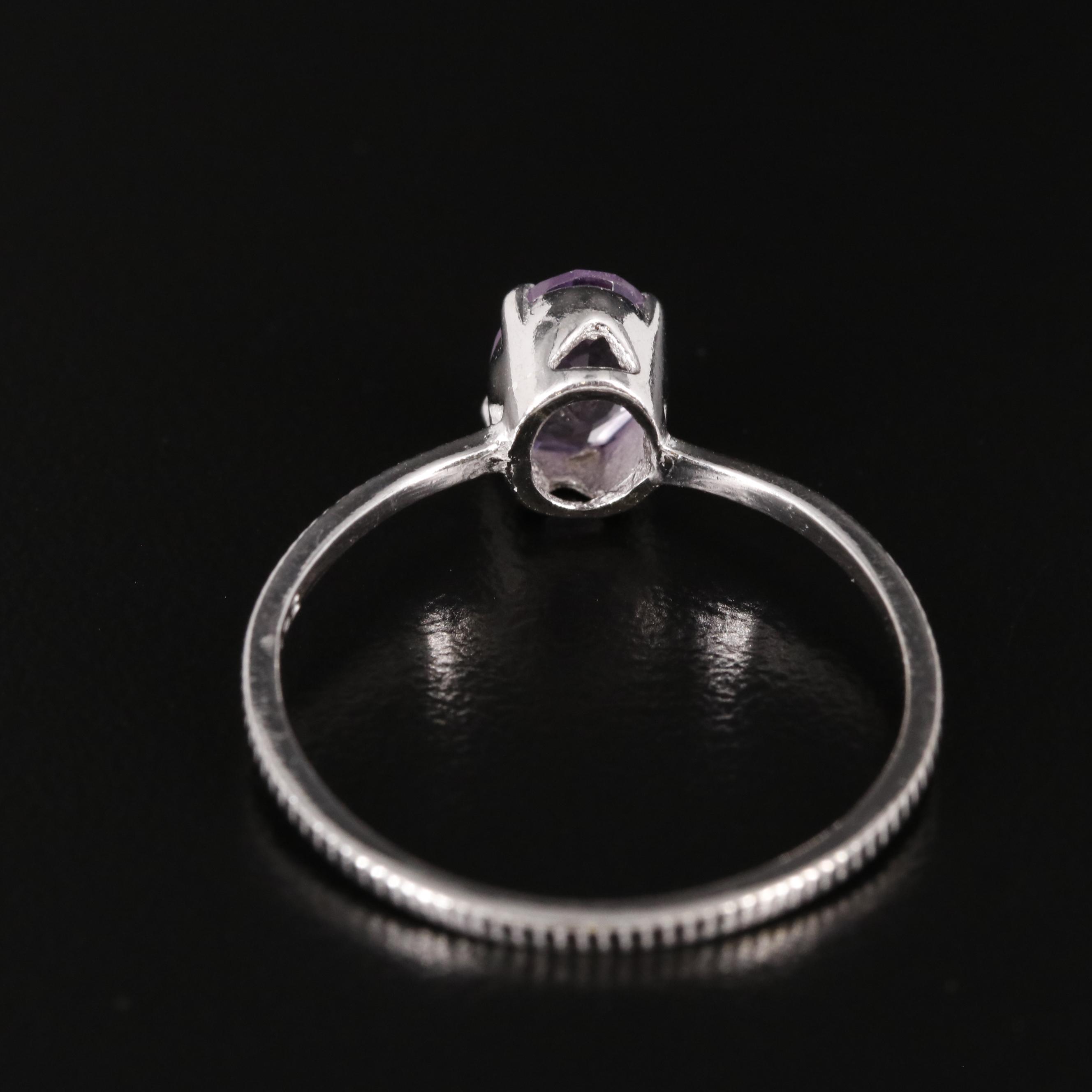 Sterling Amethyst Ring