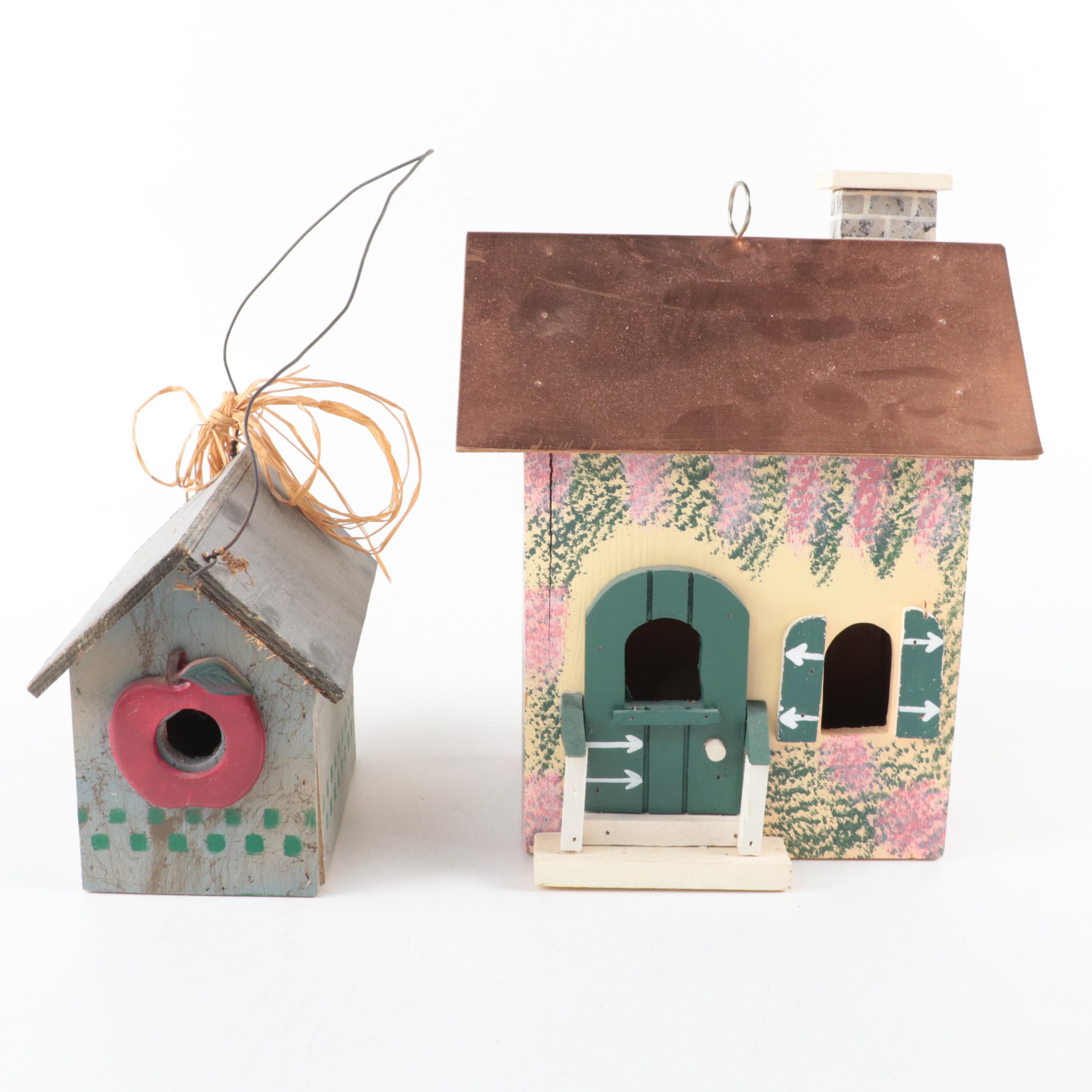 Hand-Painted Decorative Birdhouses