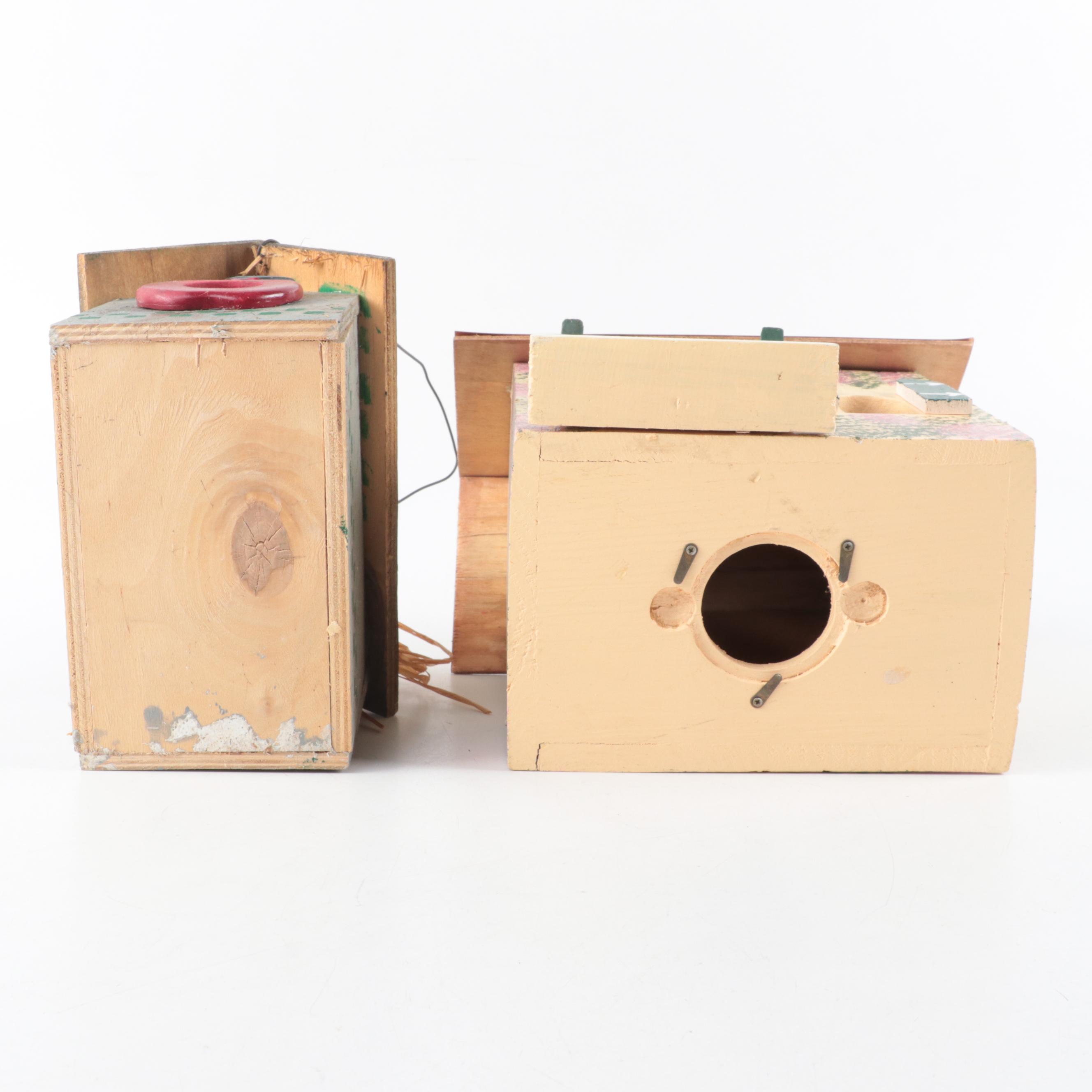 Hand-Painted Decorative Birdhouses