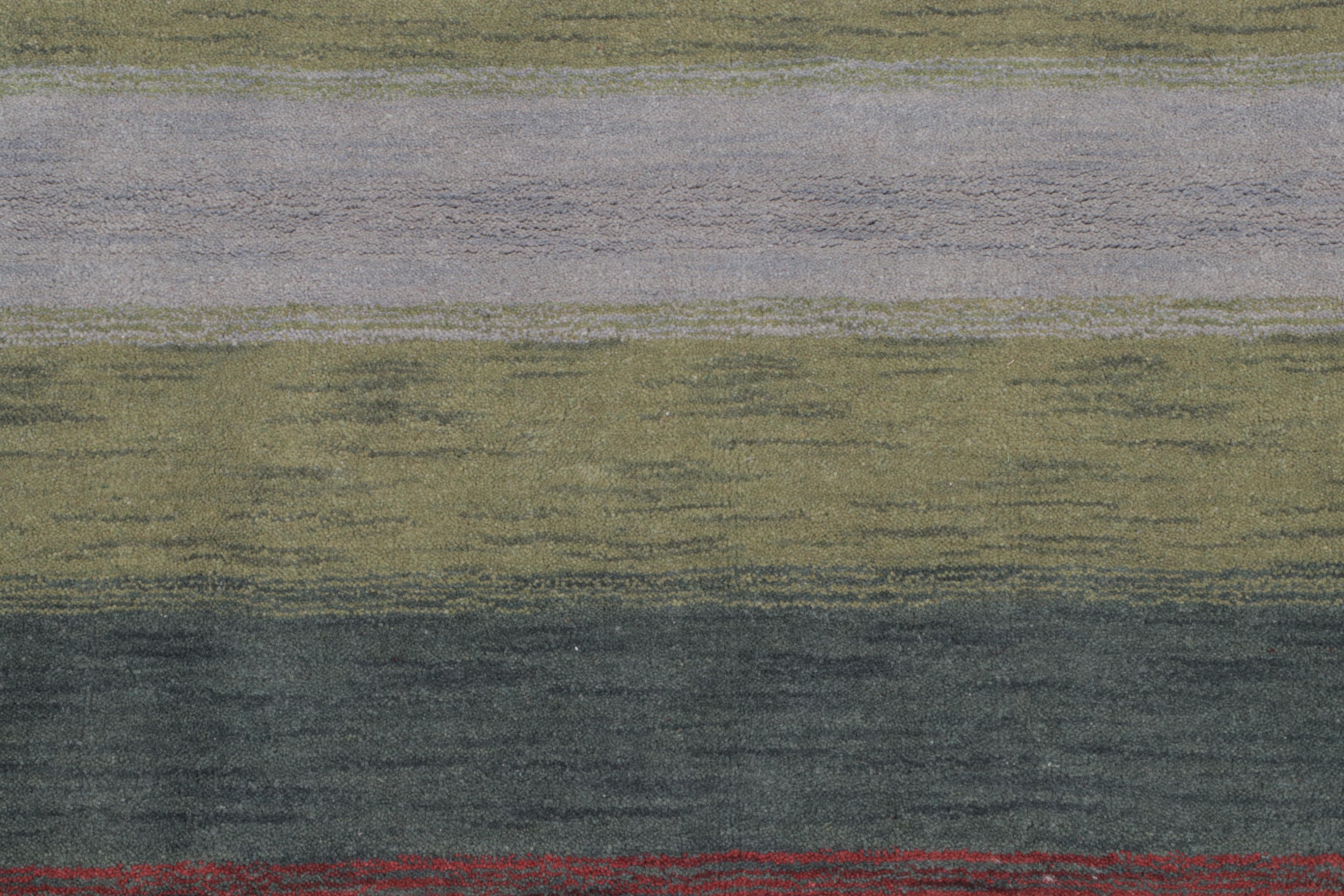 3' x 5' Hand-Knotted Indo-Persian Gabbeh Area Rug