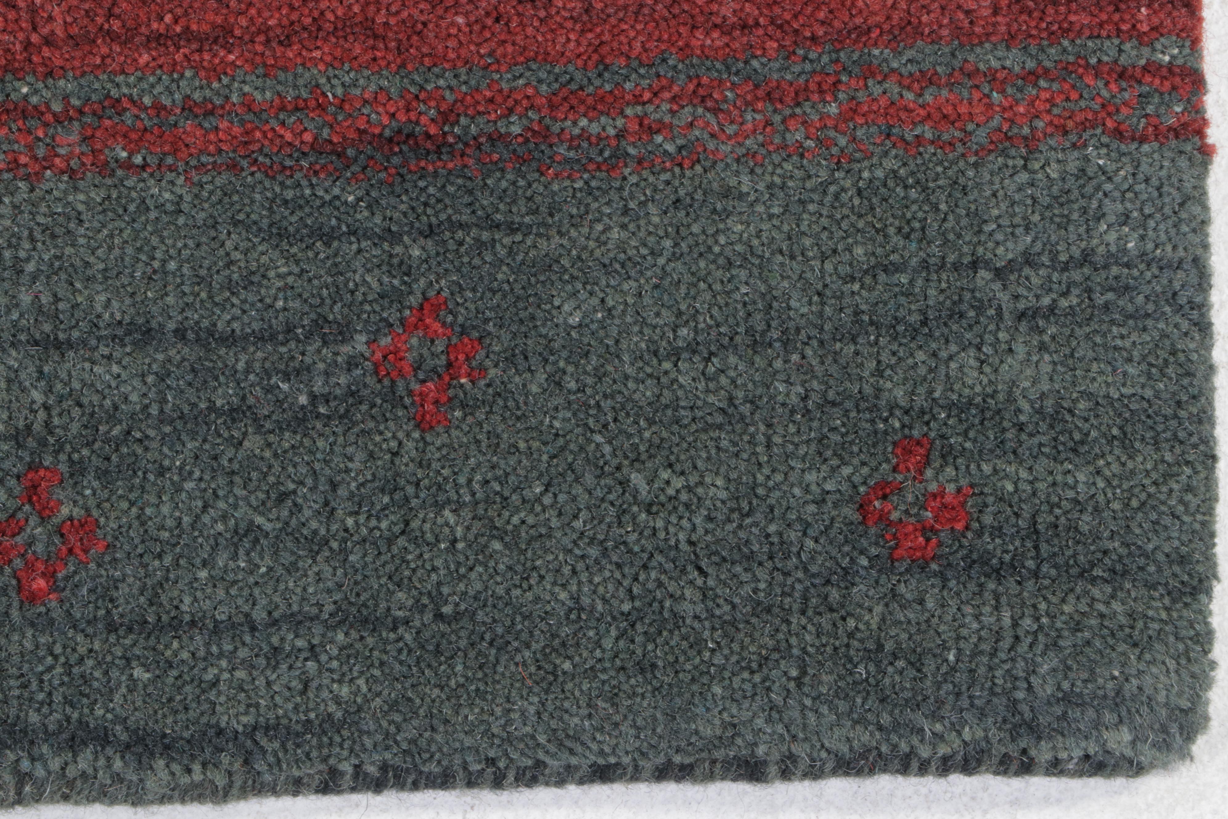 3' x 5' Hand-Knotted Indo-Persian Gabbeh Area Rug