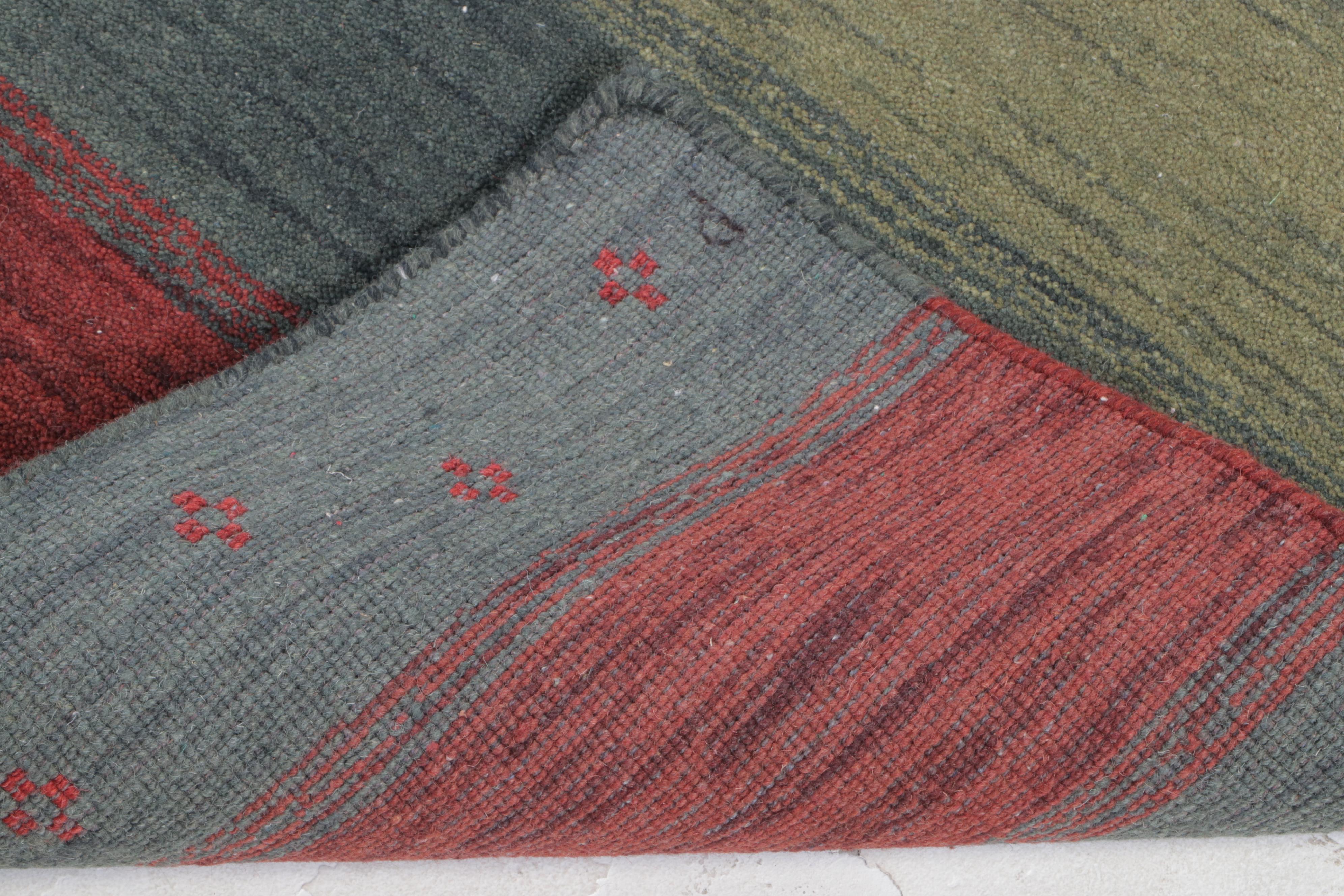 3' x 5' Hand-Knotted Indo-Persian Gabbeh Area Rug