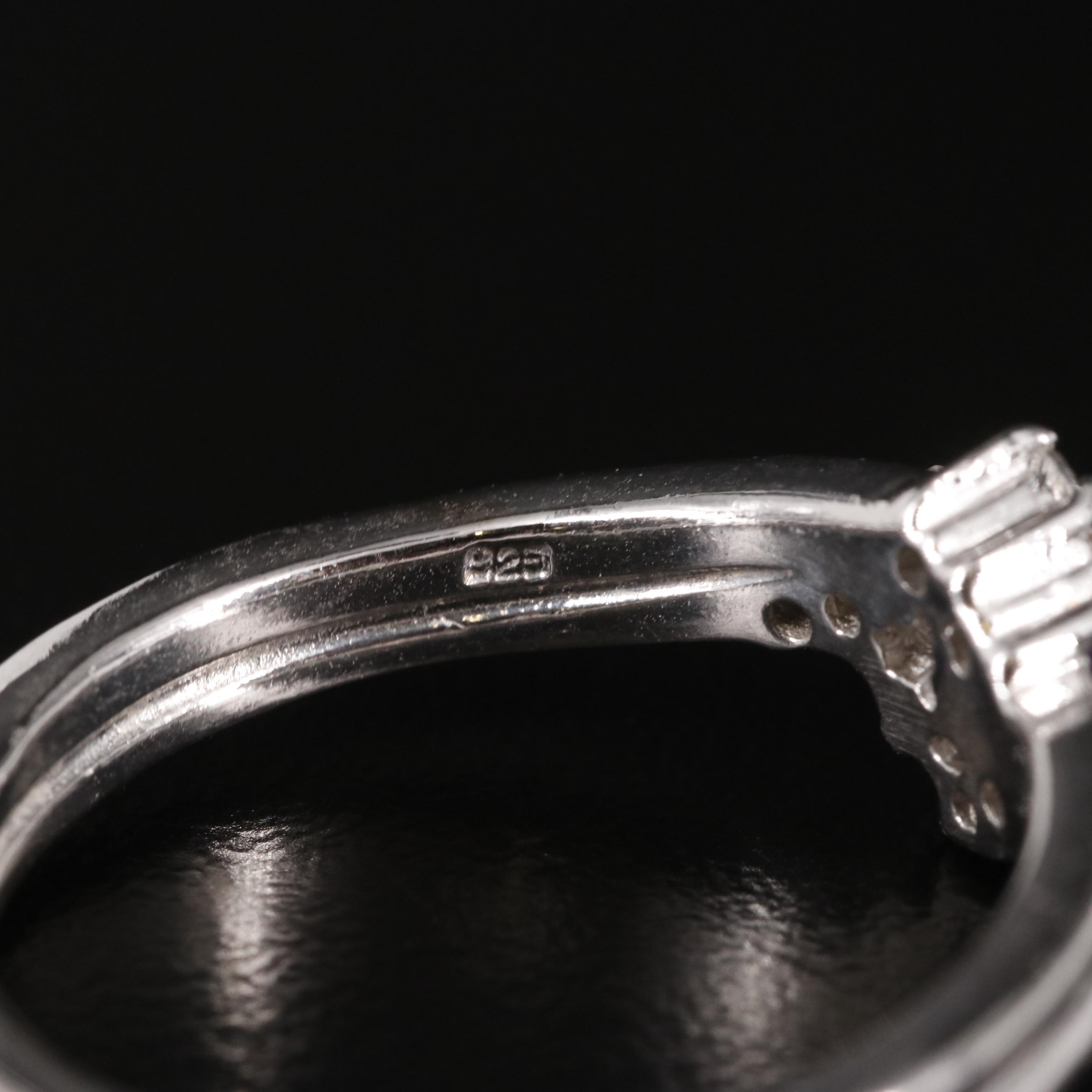 Sterling Amethyst and Topaz Ring