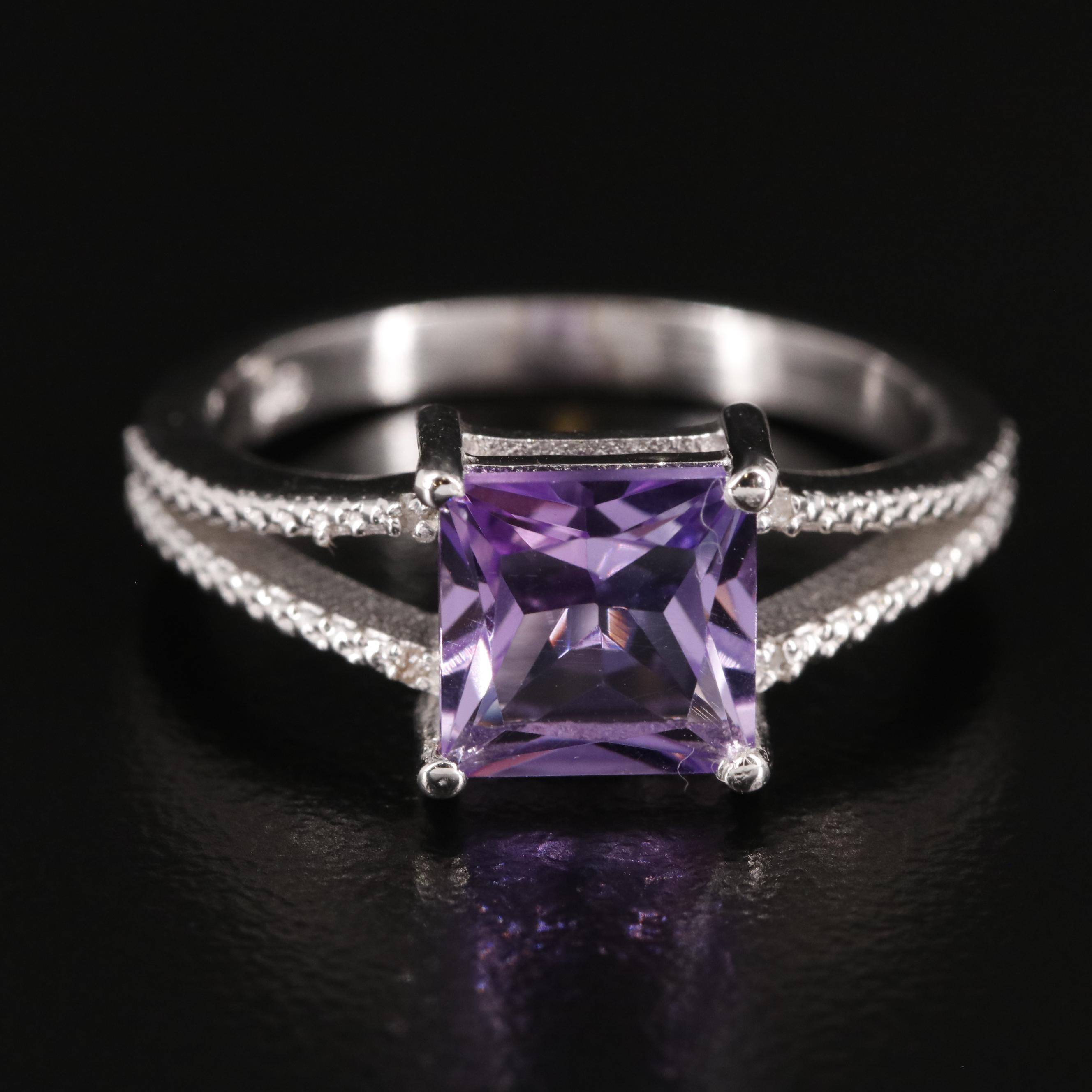 Sterling Amethyst Ring