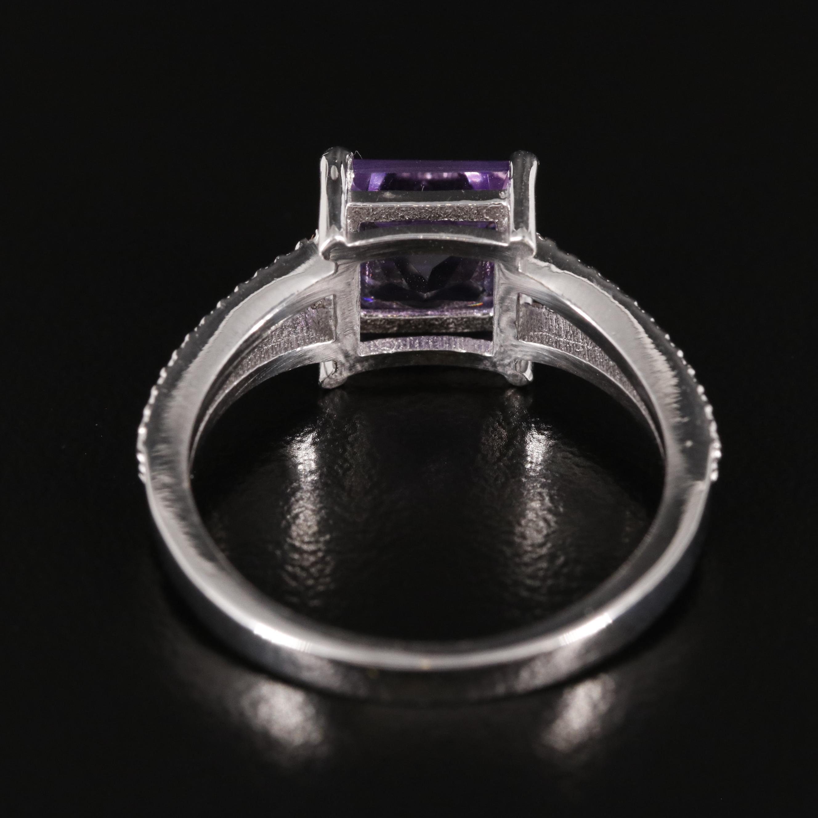 Sterling Amethyst Ring