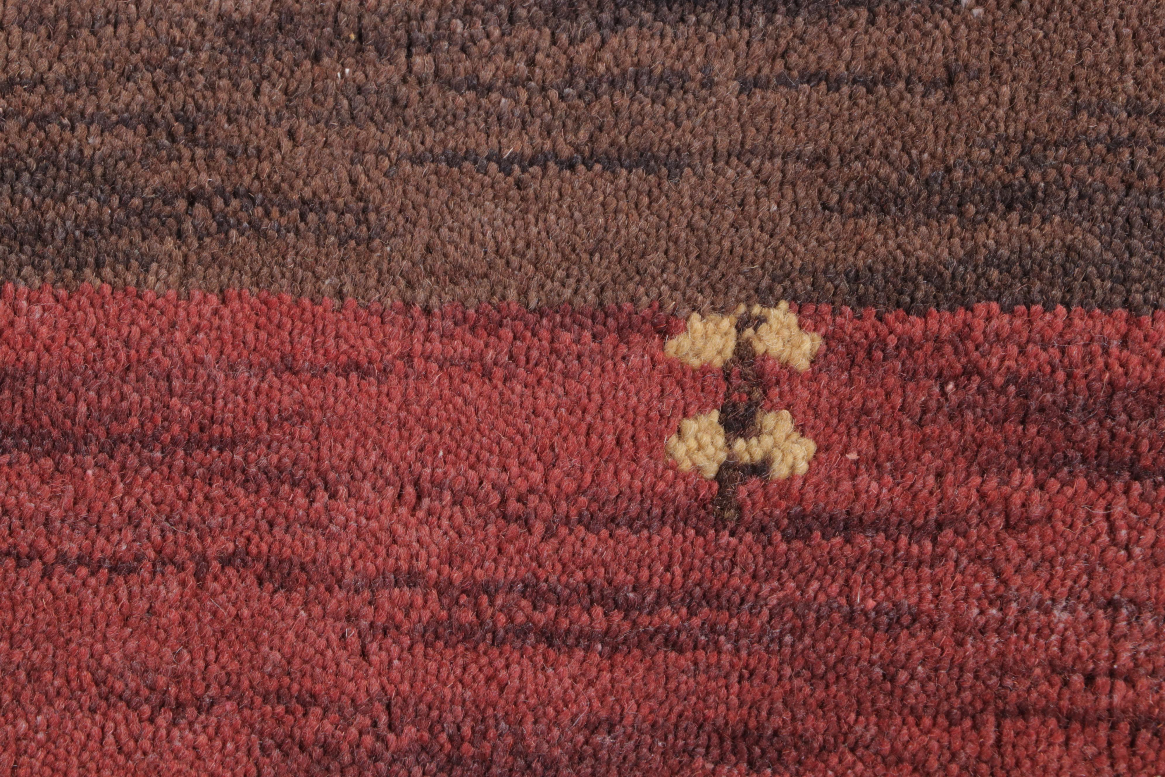 2'11 x 4'10 Hand-Knotted Indo-Persian Gabbeh Accent Rug