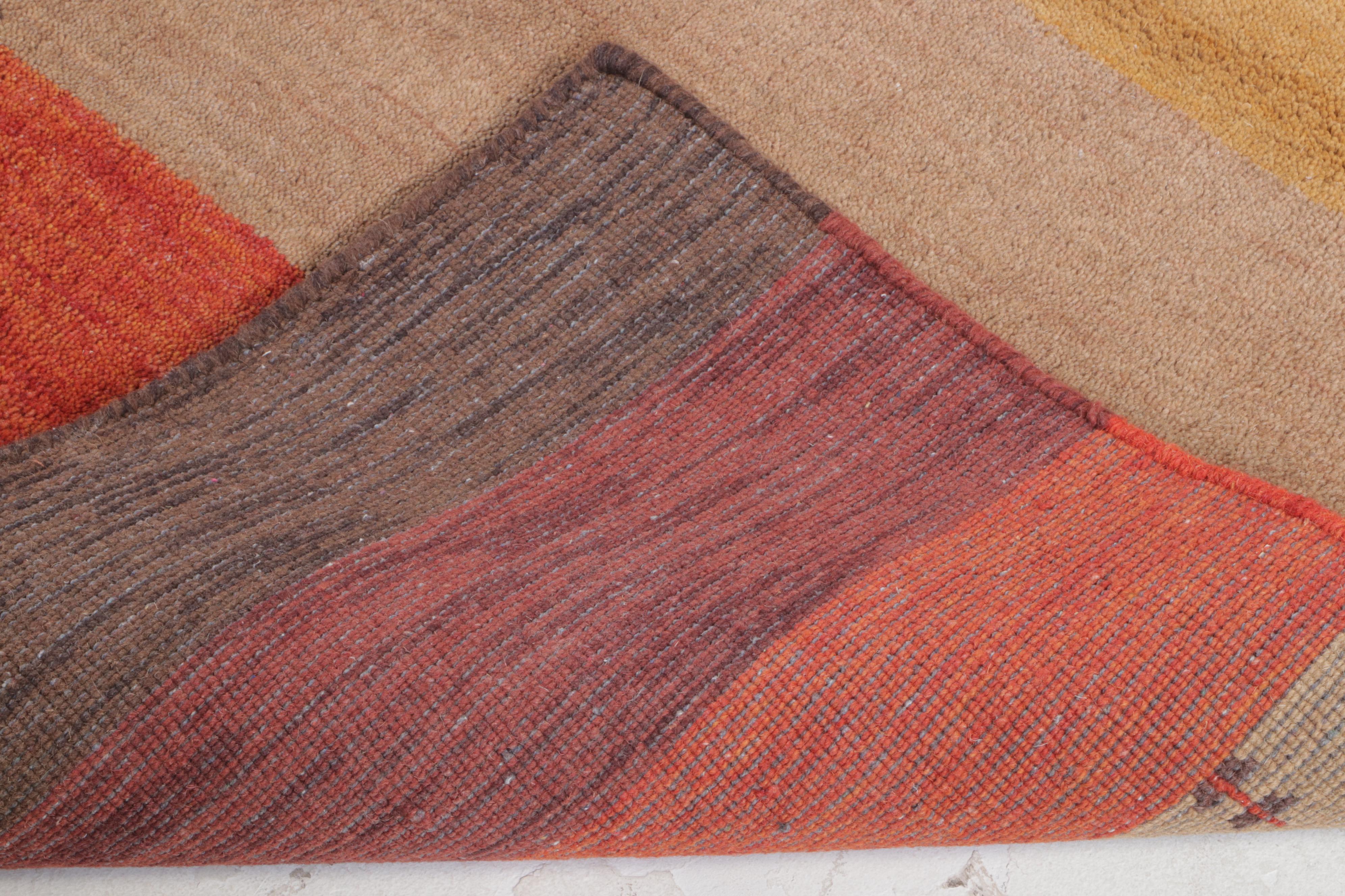 2'11 x 4'10 Hand-Knotted Indo-Persian Gabbeh Accent Rug