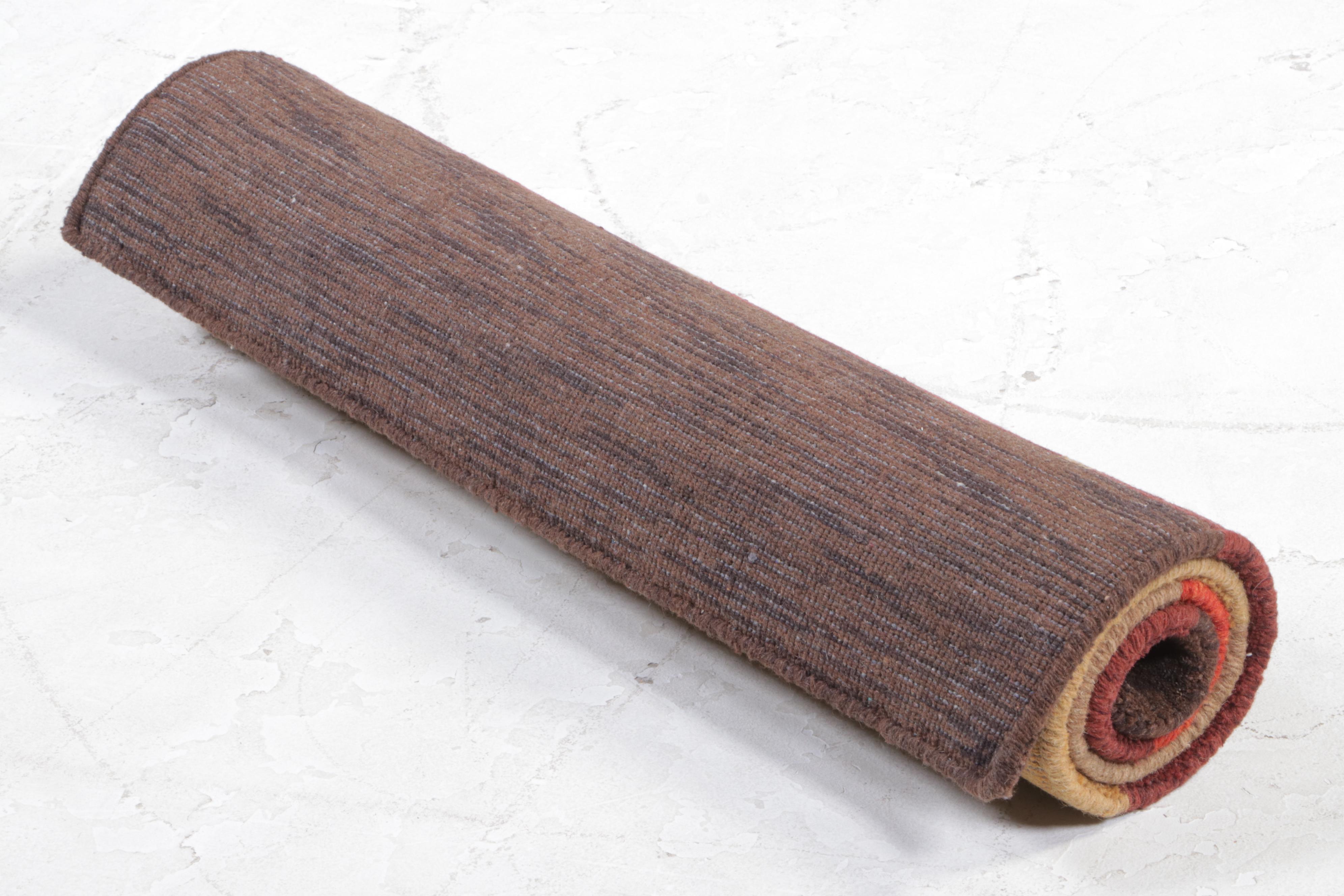 2'11 x 4'10 Hand-Knotted Indo-Persian Gabbeh Accent Rug