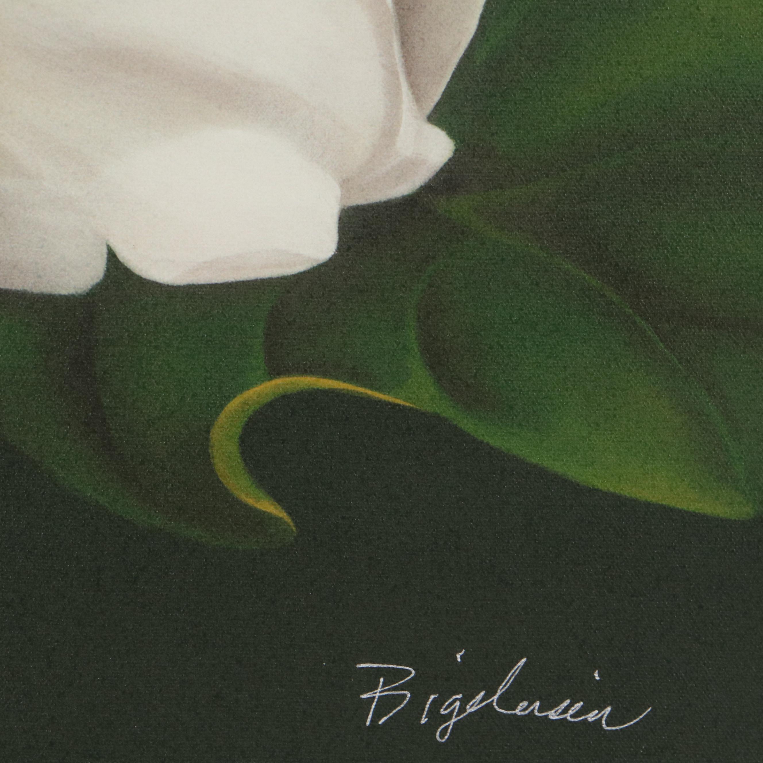 Deborah Bigeleisen Floral Giclée "Swan 4"