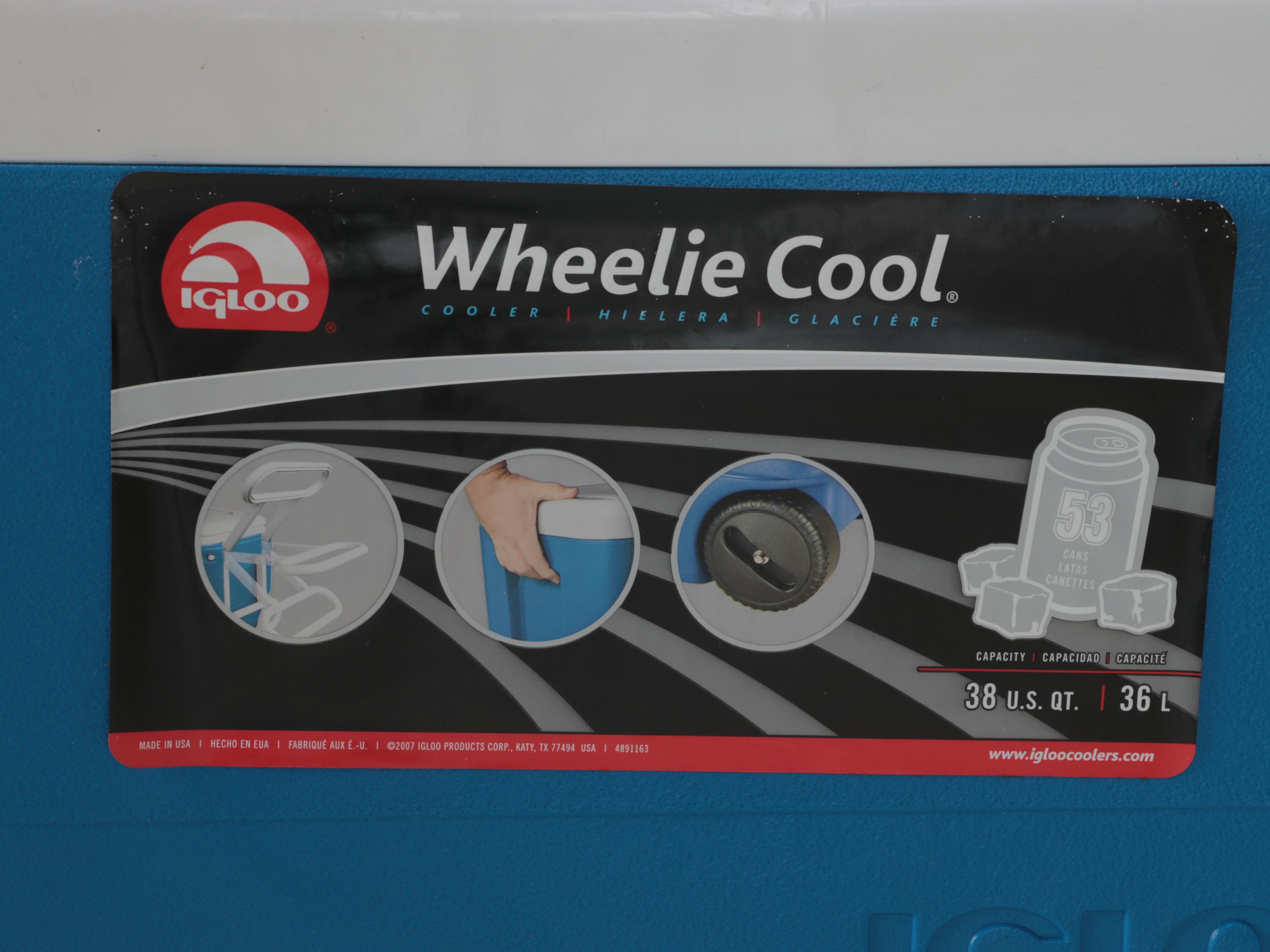 Igloo Wheelie Coolers, Playmate and More Coolers With Folding Chairs