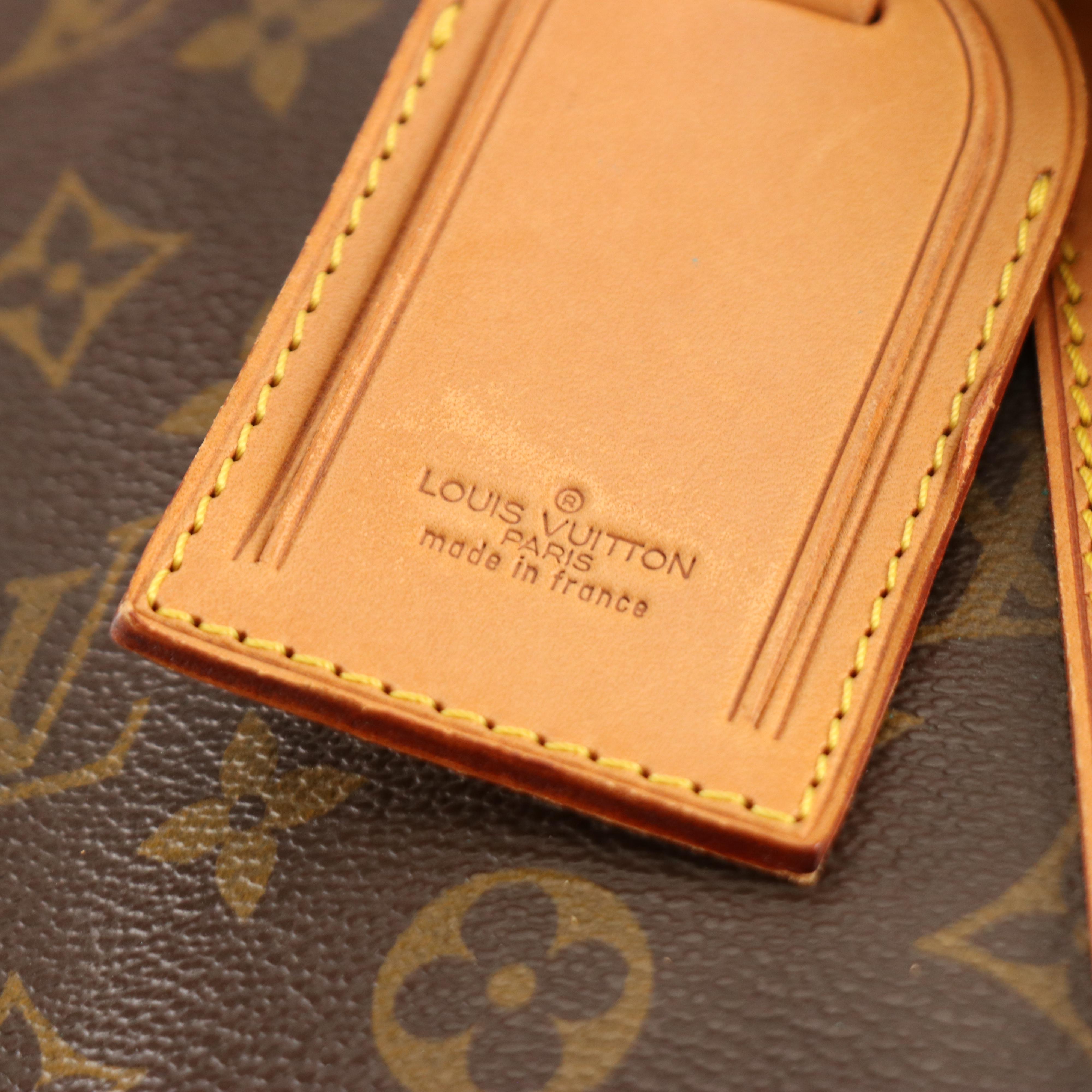 Louis Vuitton Keepall 55 Bandouliére in Monogram Canvas and Vachetta Leather