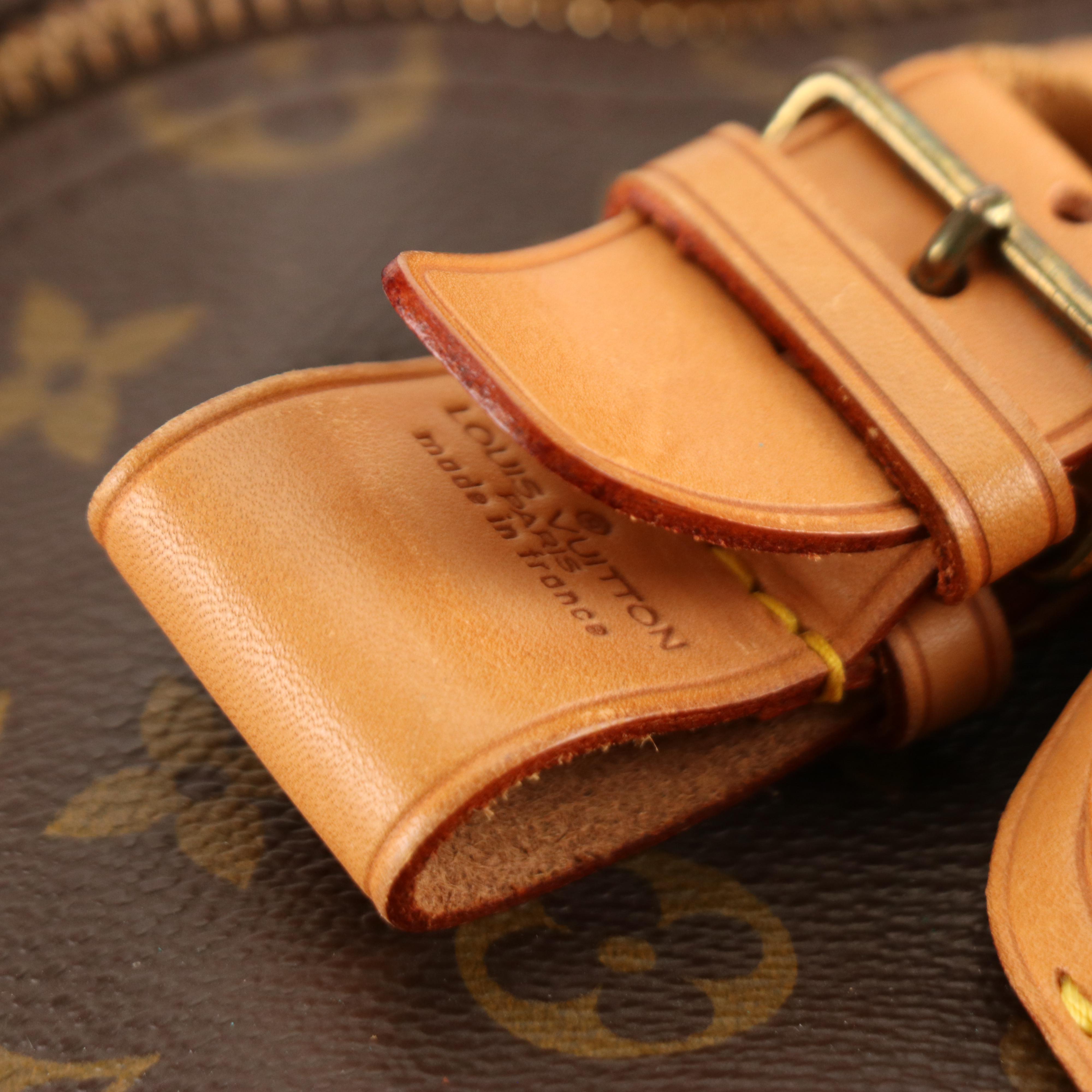 Louis Vuitton Keepall 55 Bandouliére in Monogram Canvas and Vachetta Leather