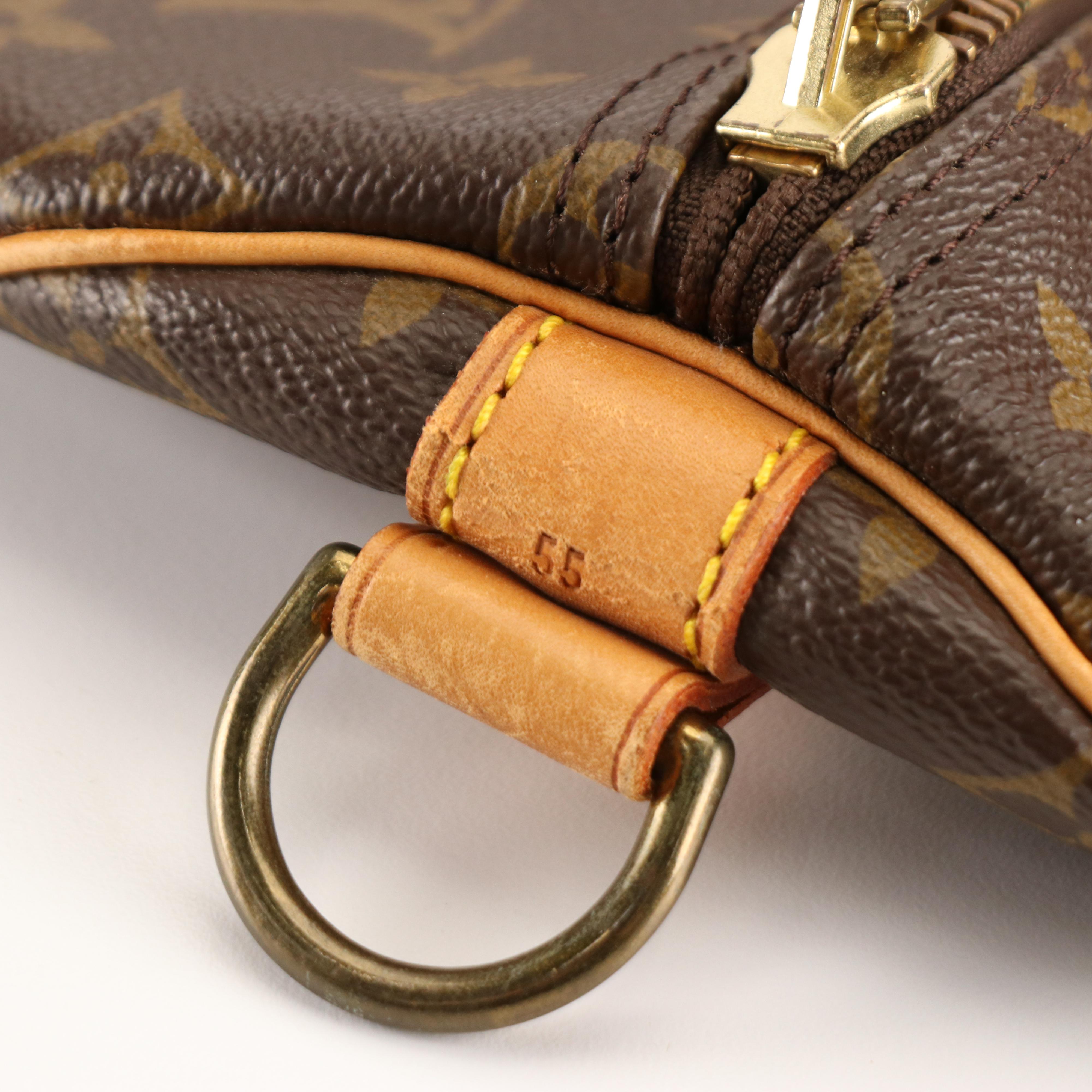 Louis Vuitton Keepall 55 Bandouliére in Monogram Canvas and Vachetta Leather