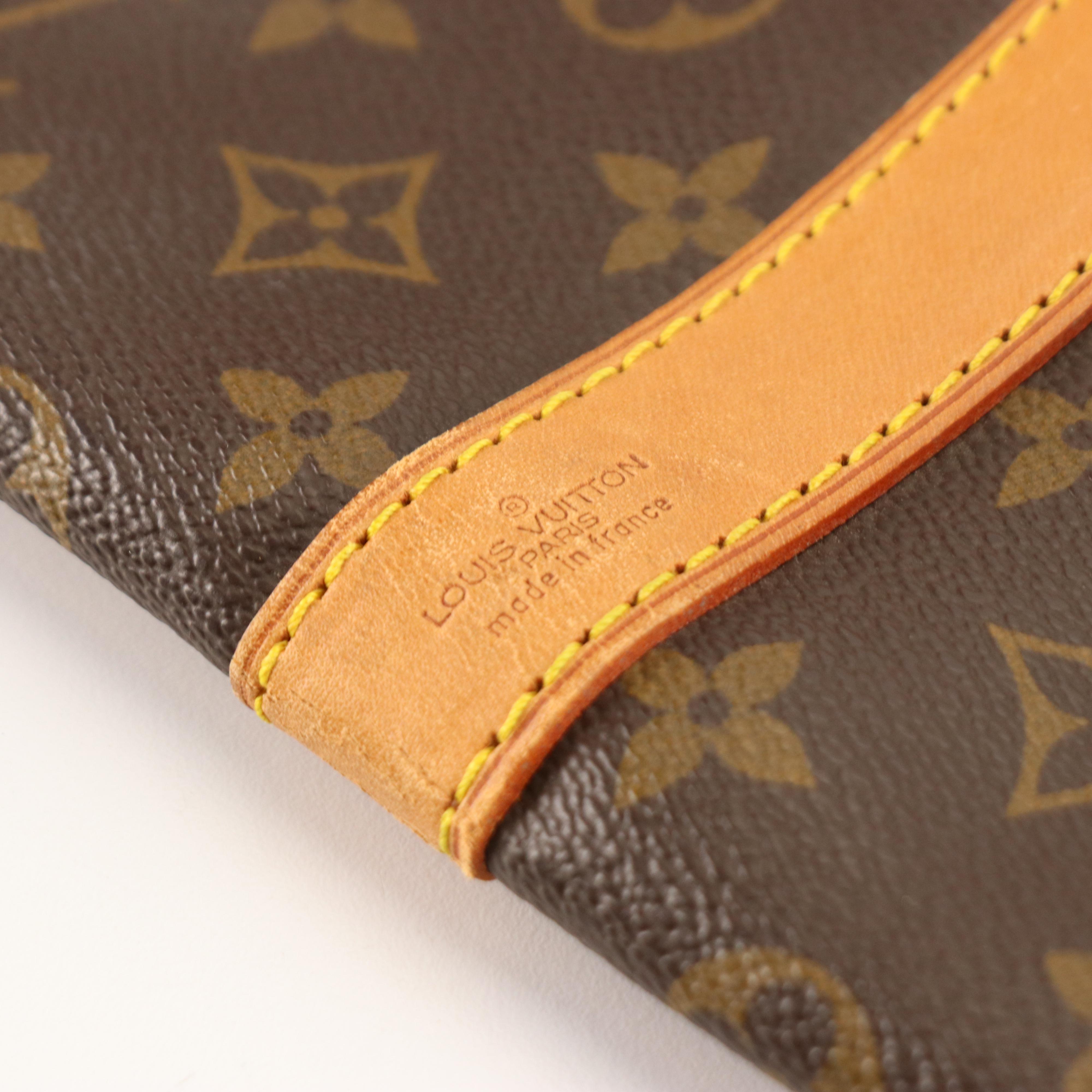 Louis Vuitton Keepall 55 Bandouliére in Monogram Canvas and Vachetta Leather