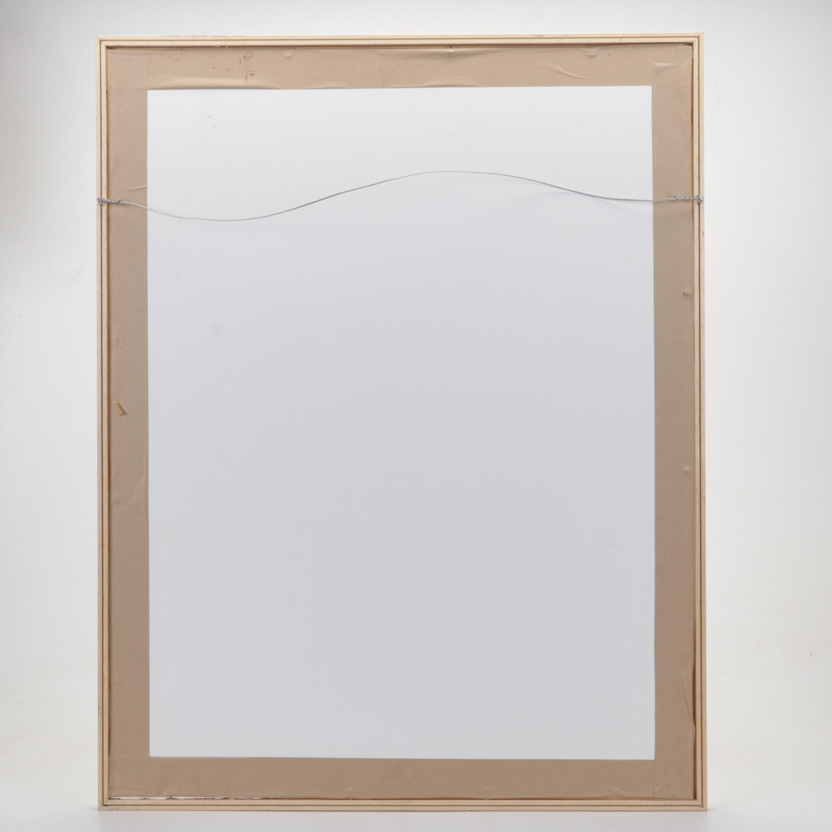 Sidney Chafetz Satirical Color Lithograph "Iran Affair," 1991